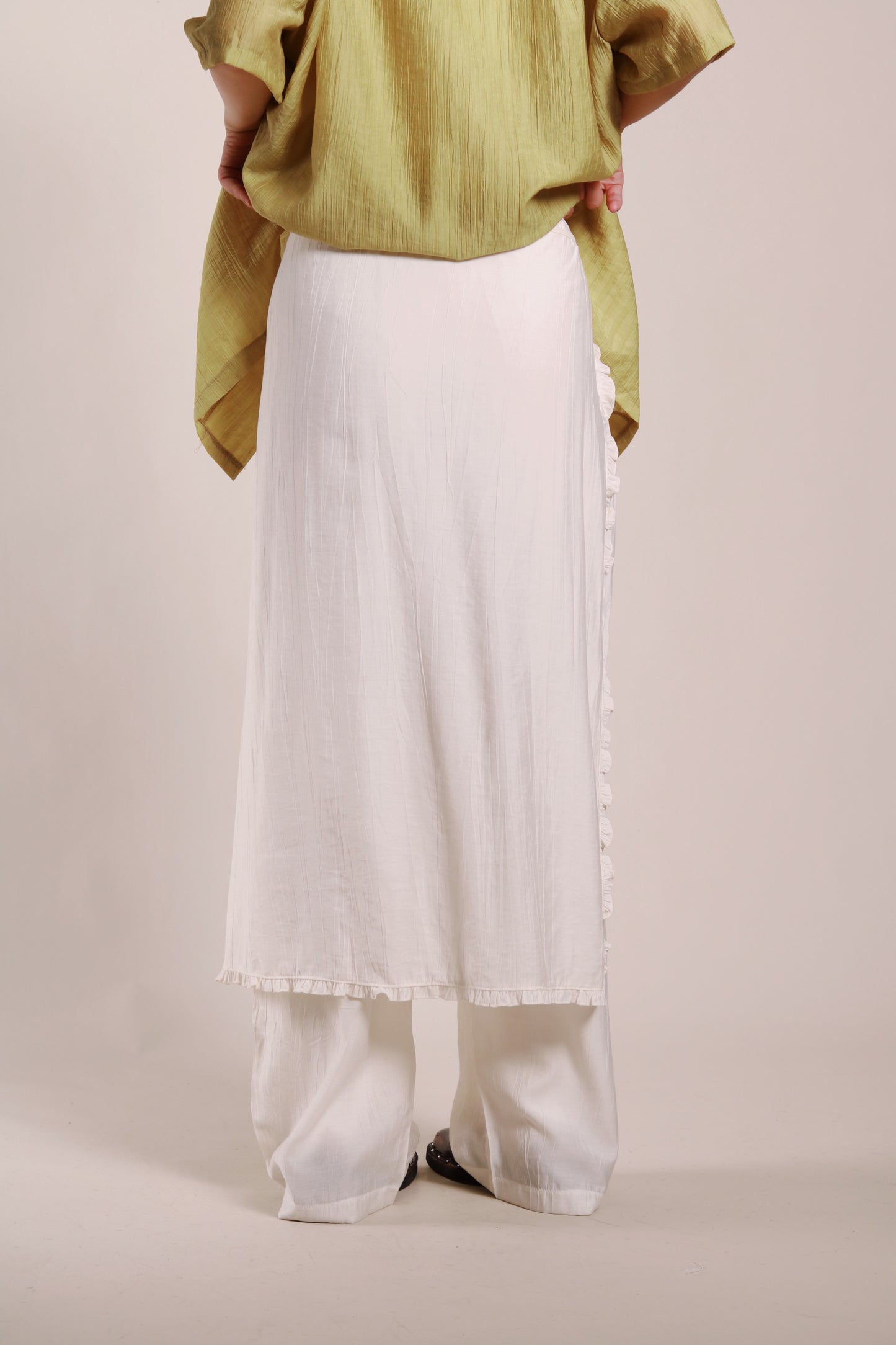 Wanda Layered Pants (Ivory)