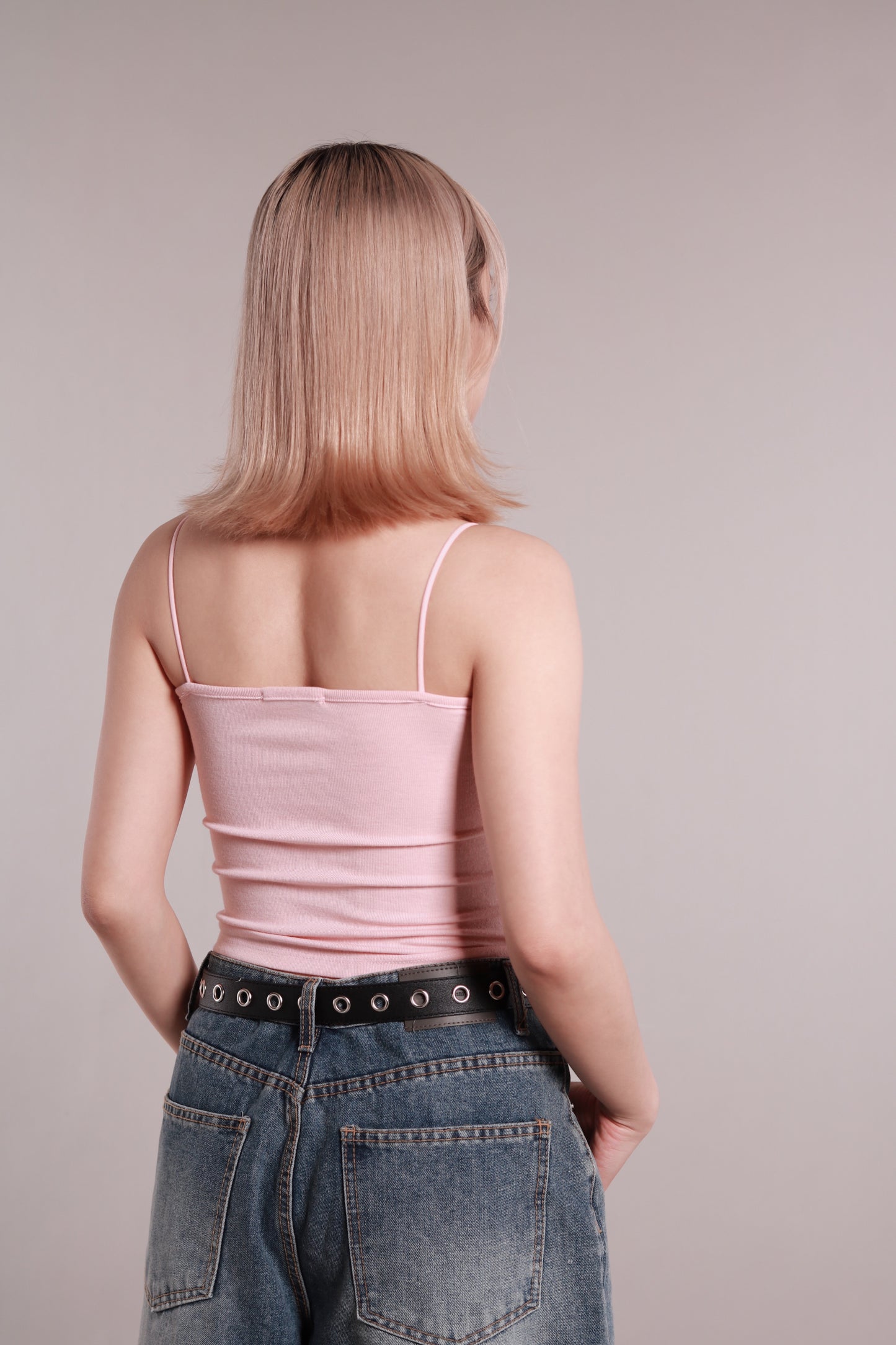 Gathered Bra Top (Pink)