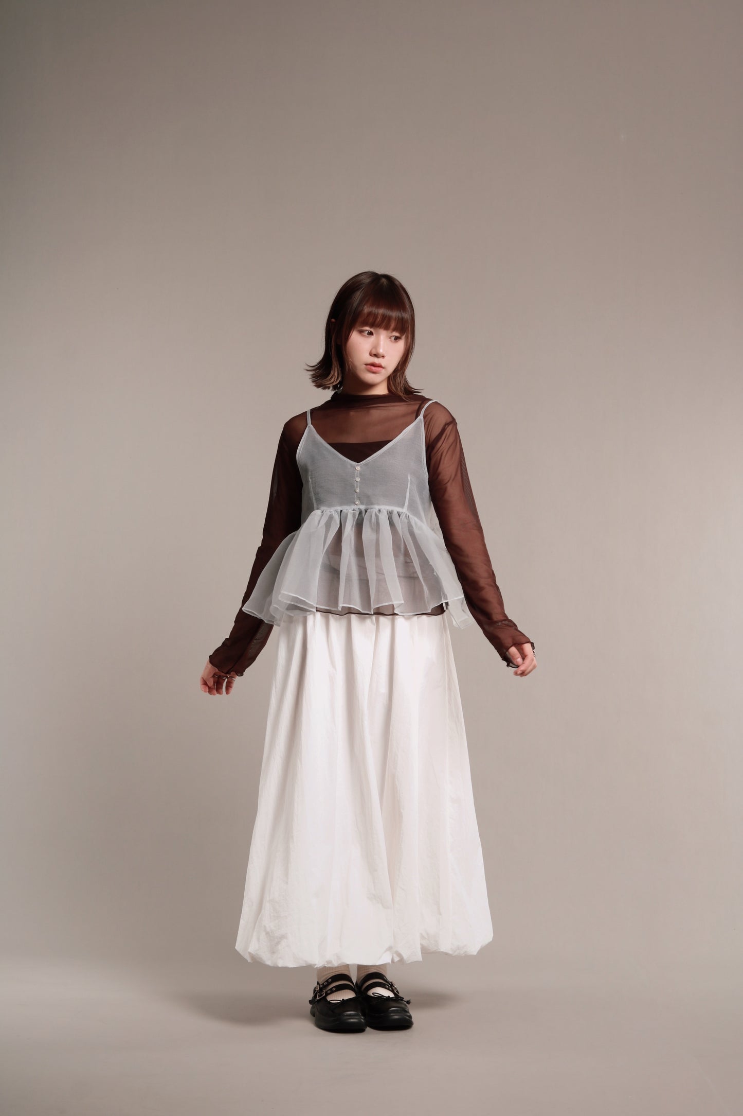 Bubble Skirt (White)