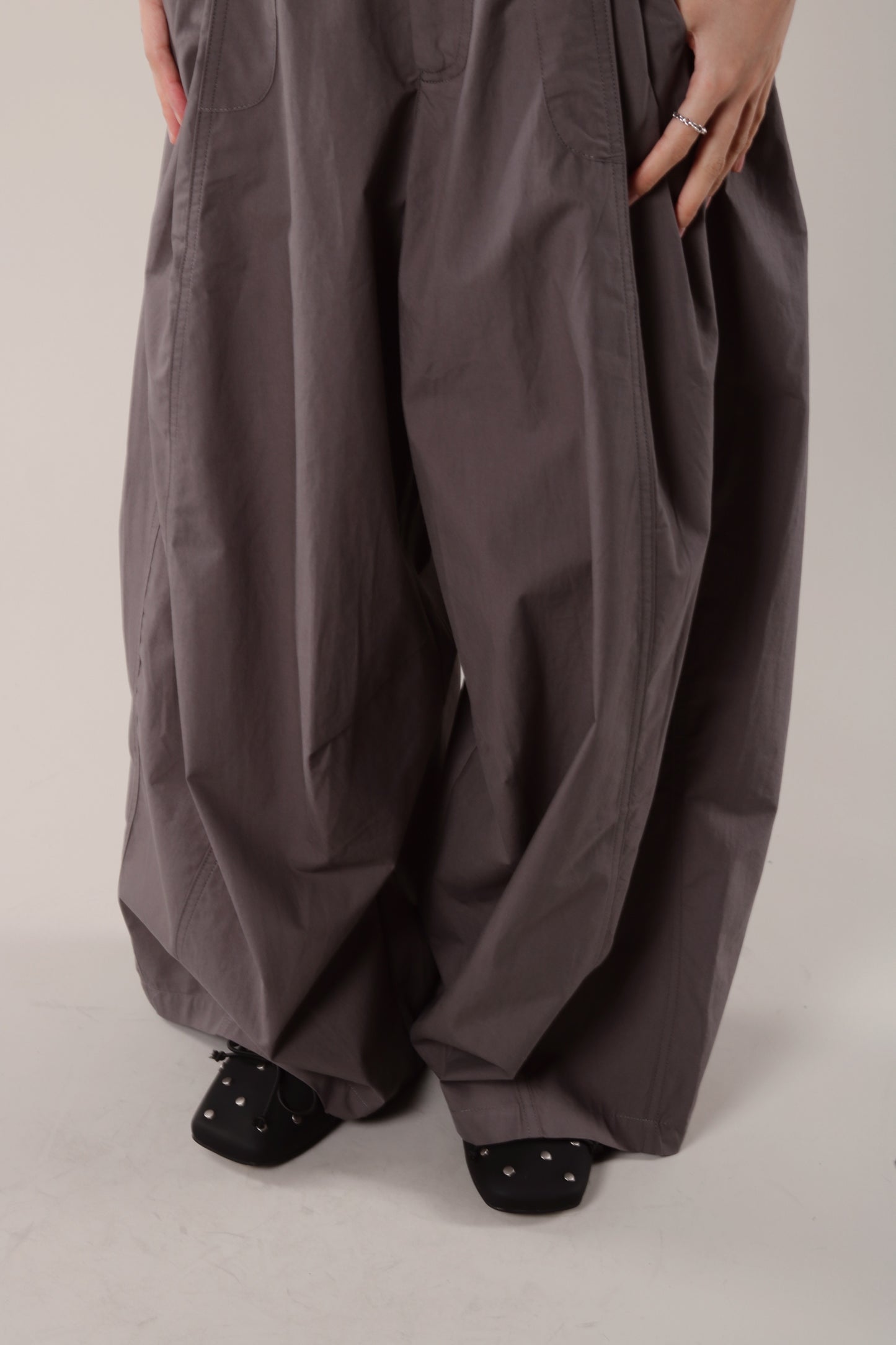 Wide Leg Pants (Charcoal)