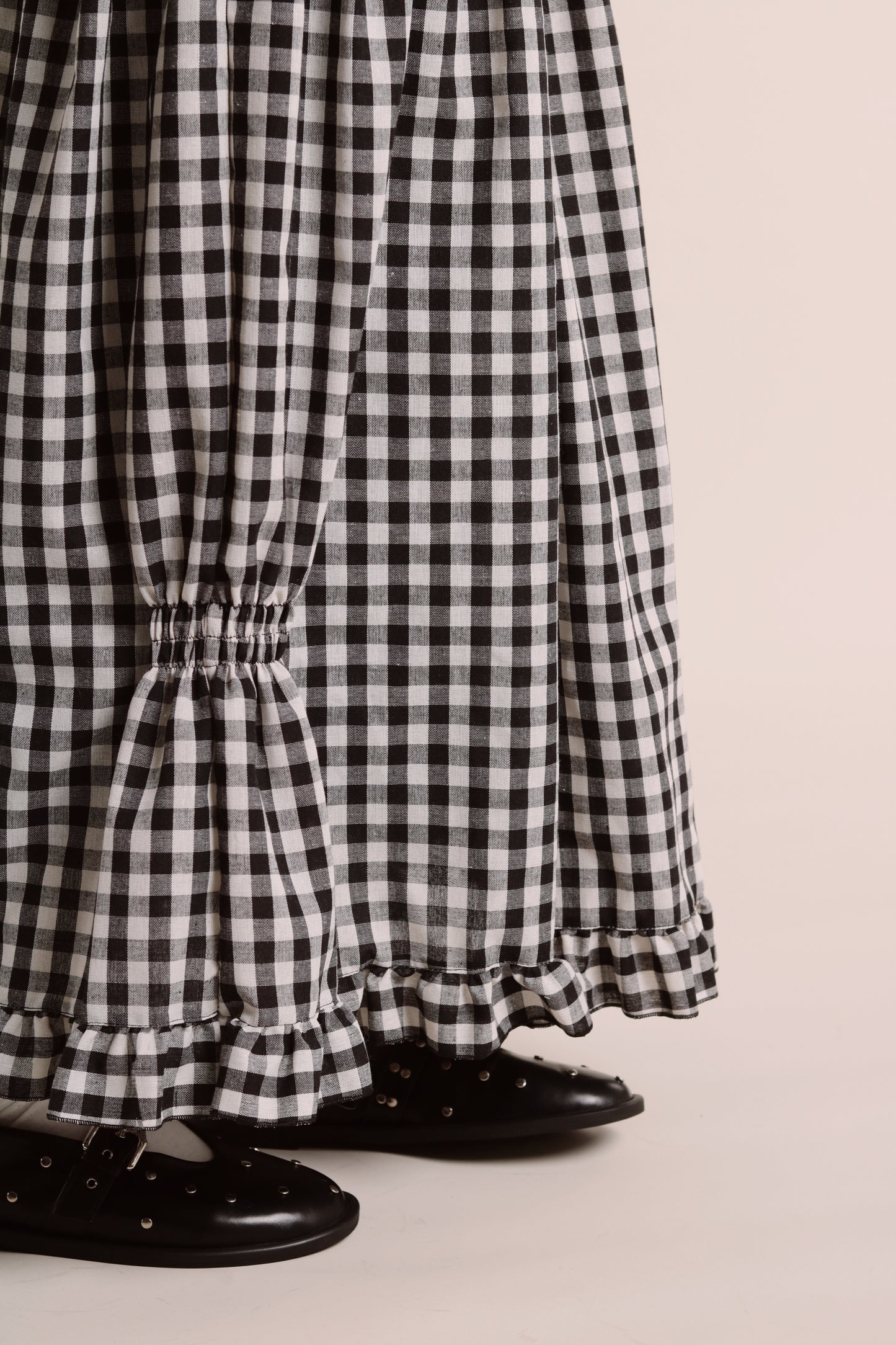 Gathered Skirt (Check)