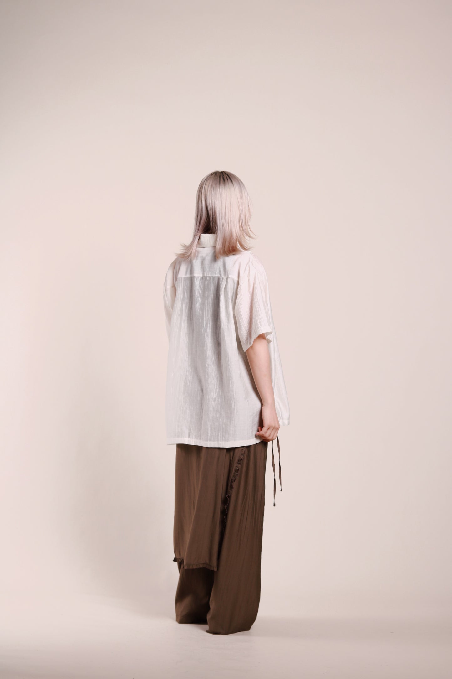 Wanda Layered Pants (Brown)