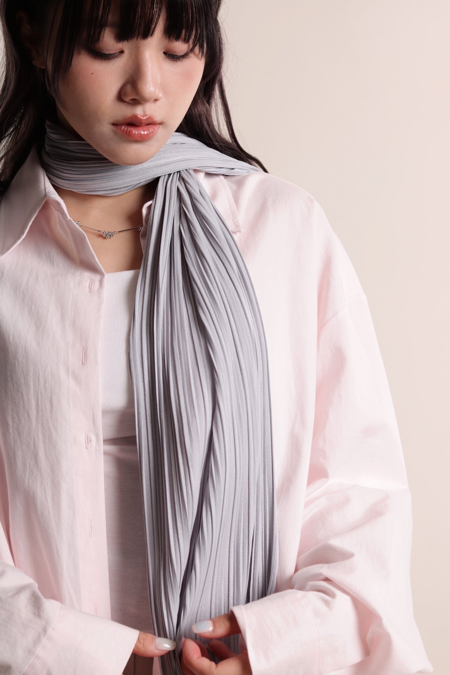 Oversized Boyfriend Shirt (Pink)