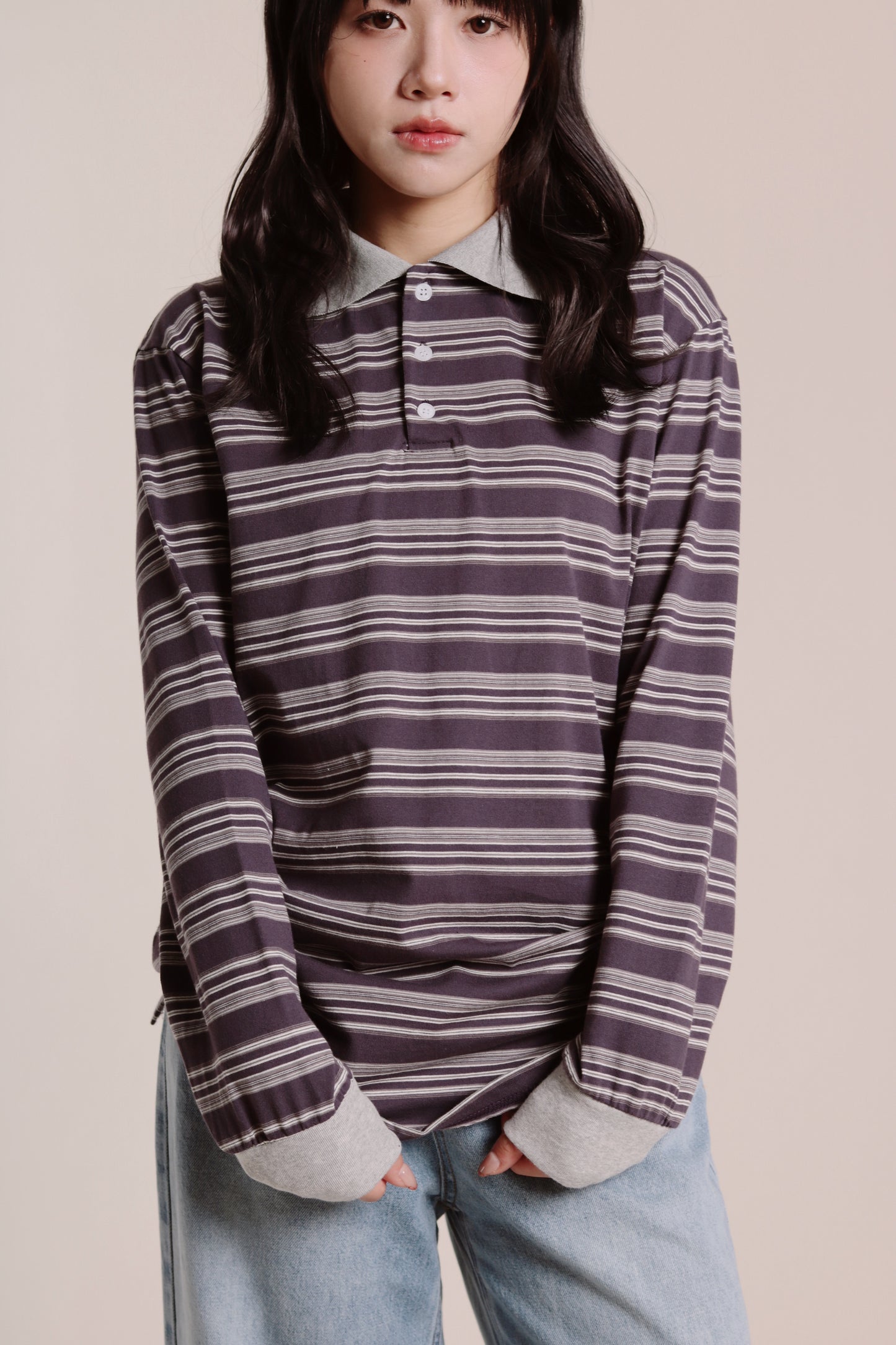 Striped Top (Purple)