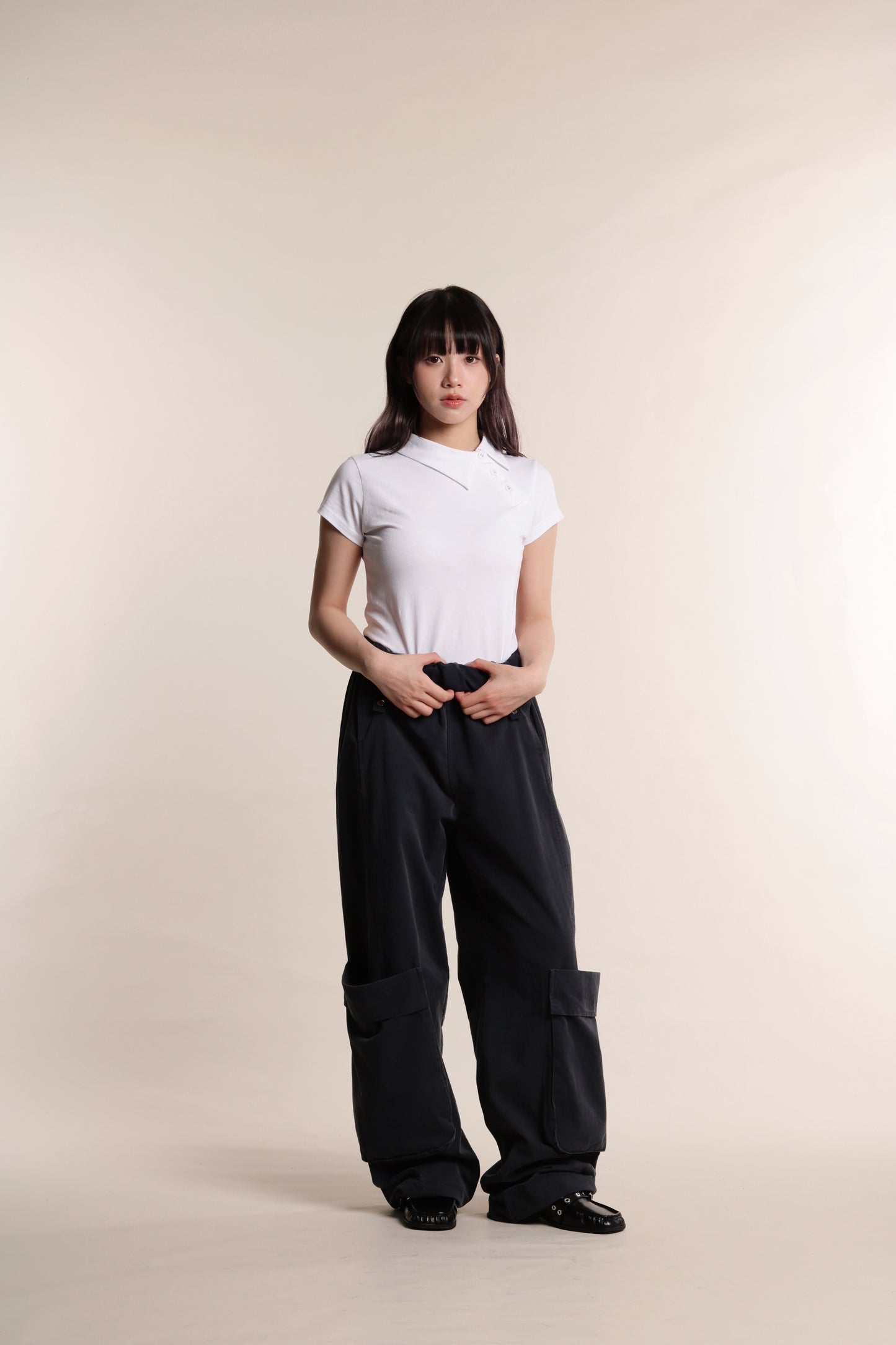 Volume Pocket Pants (Navy)