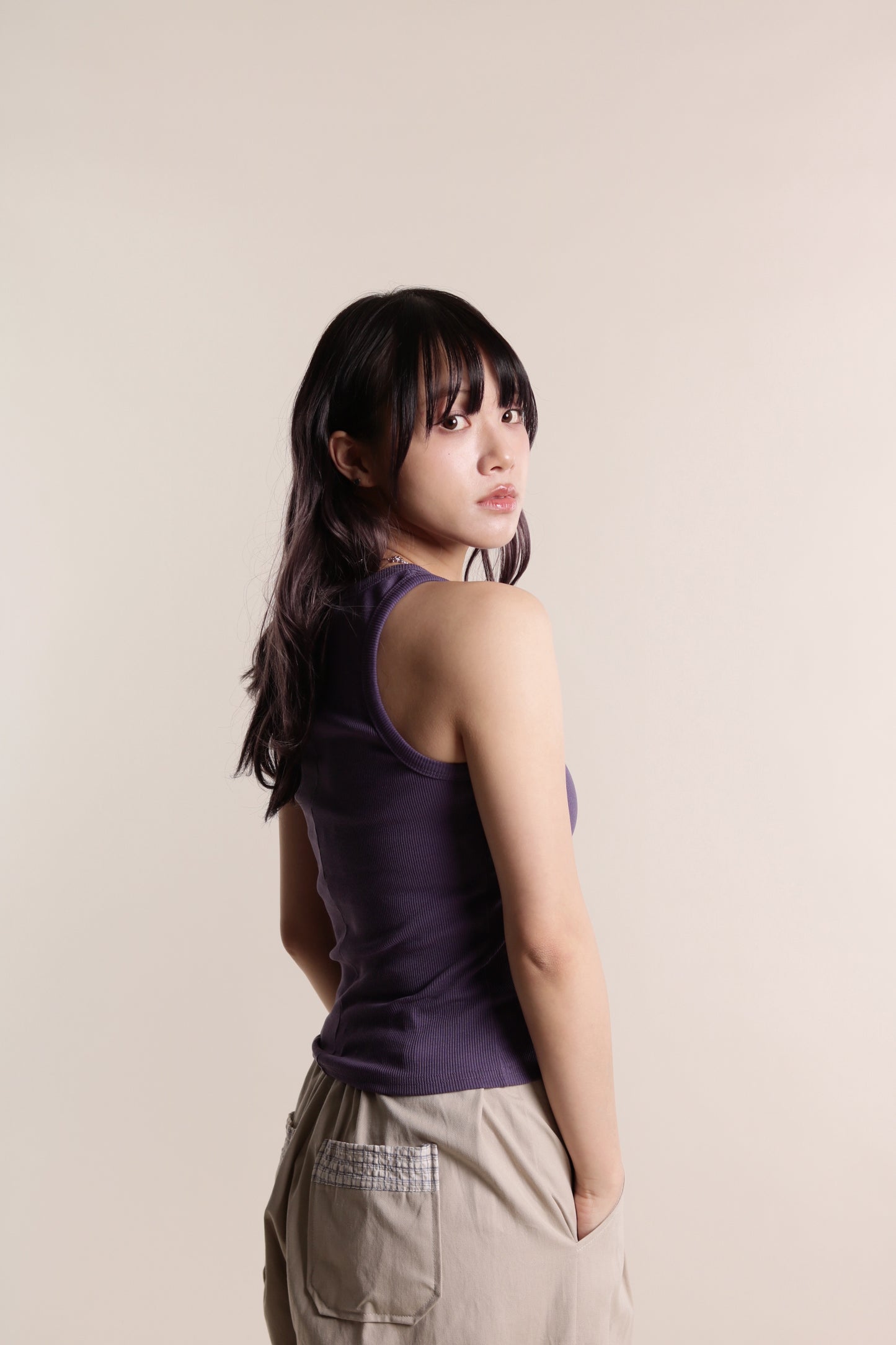Slim Tank Top (Purple)