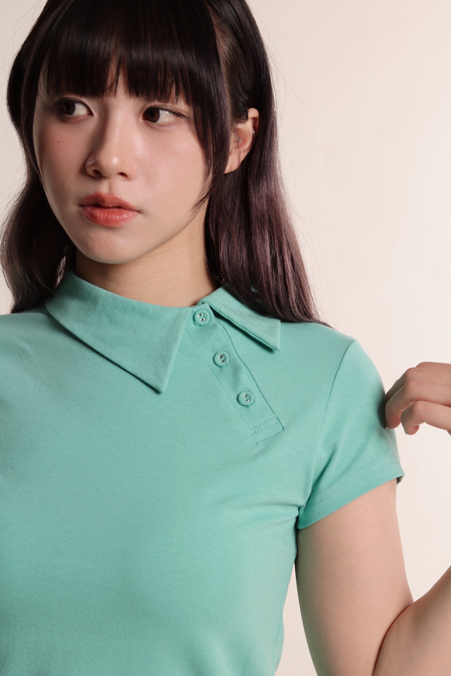 Retro Top (Blue Green)