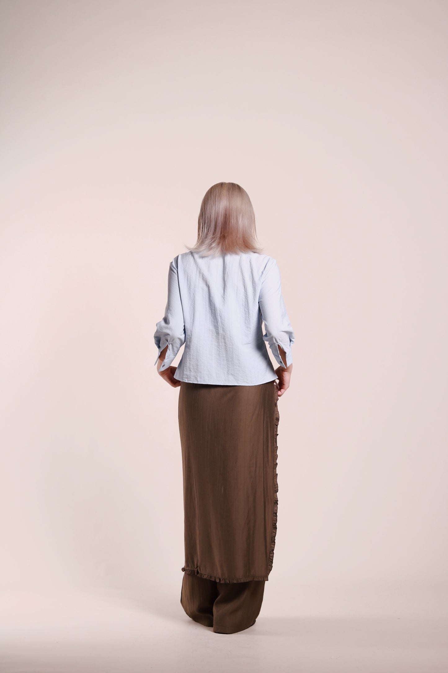 Wanda Layered Pants (Brown)