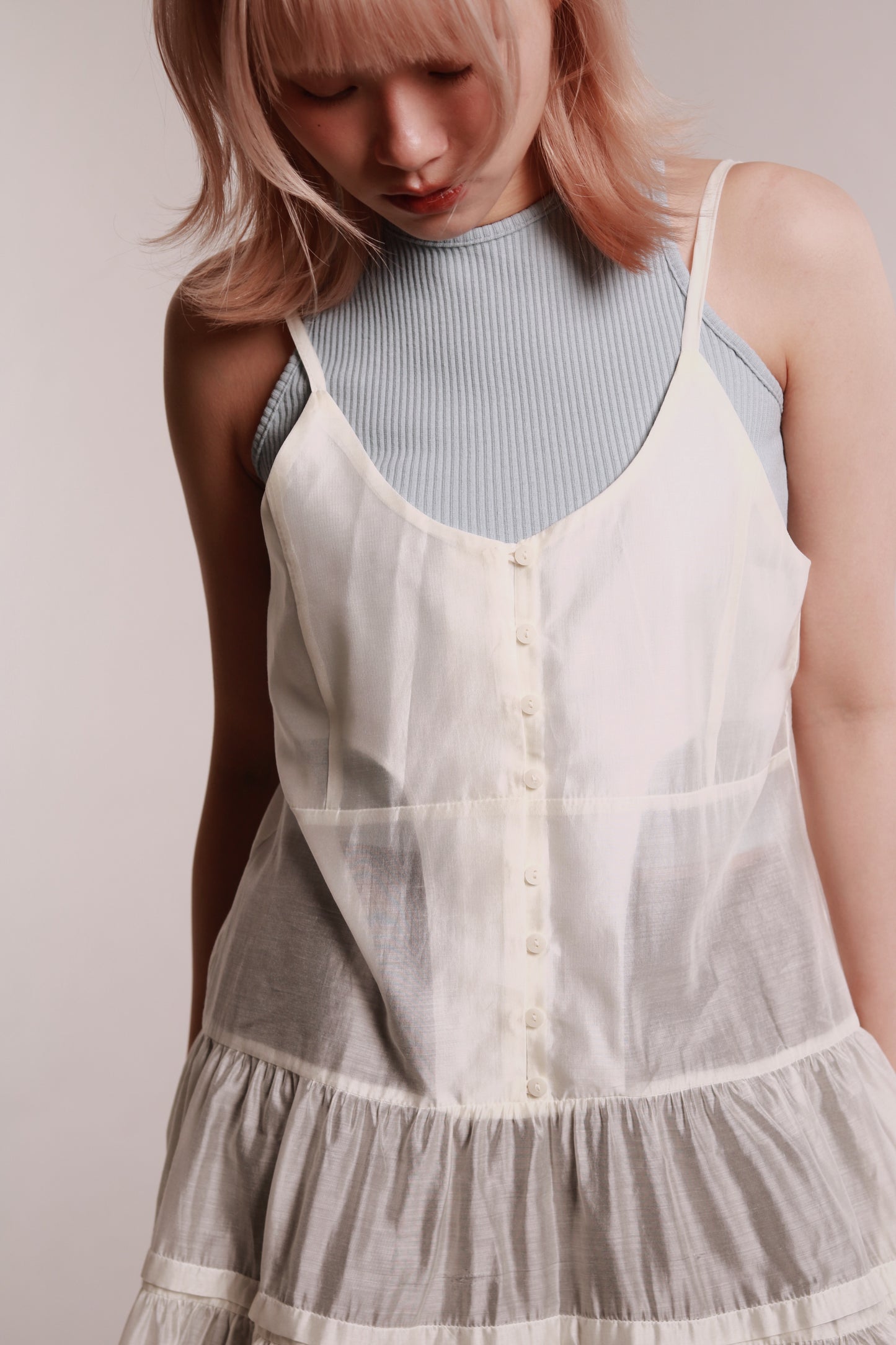 Doll See Through Dress (Ivory)