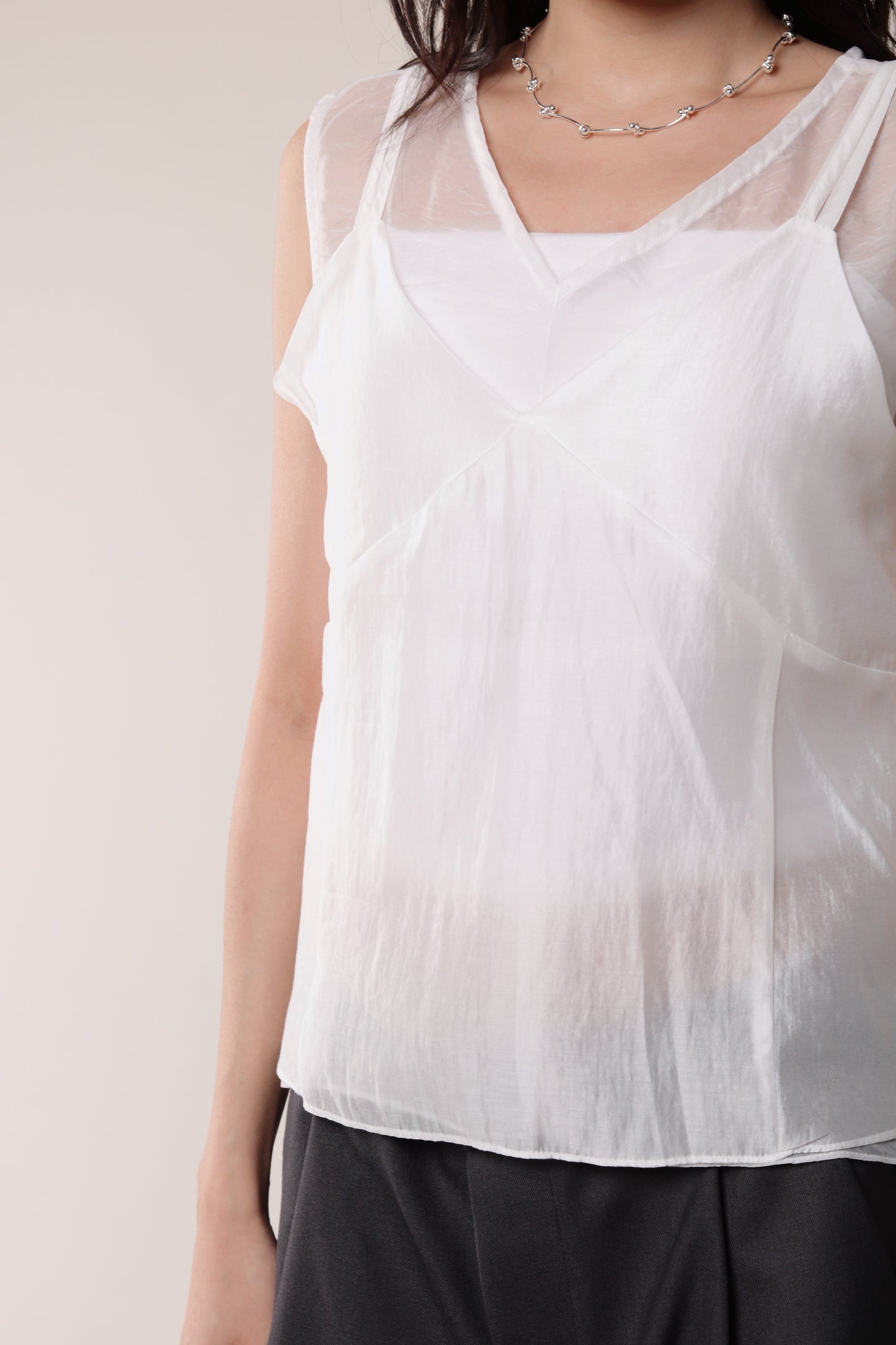 Chaya Layered Top (White)