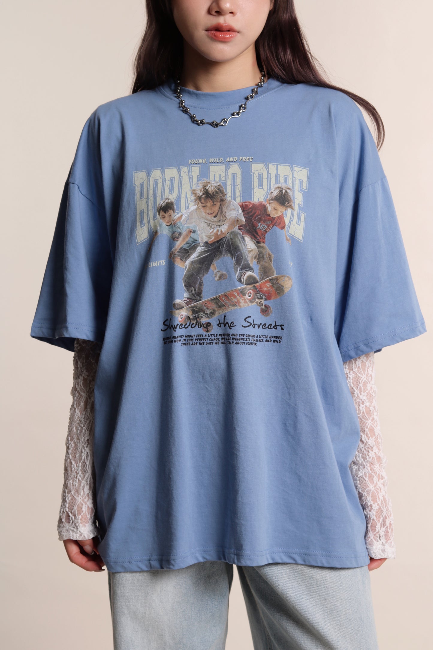 Born To Ride Tee (Blue)
