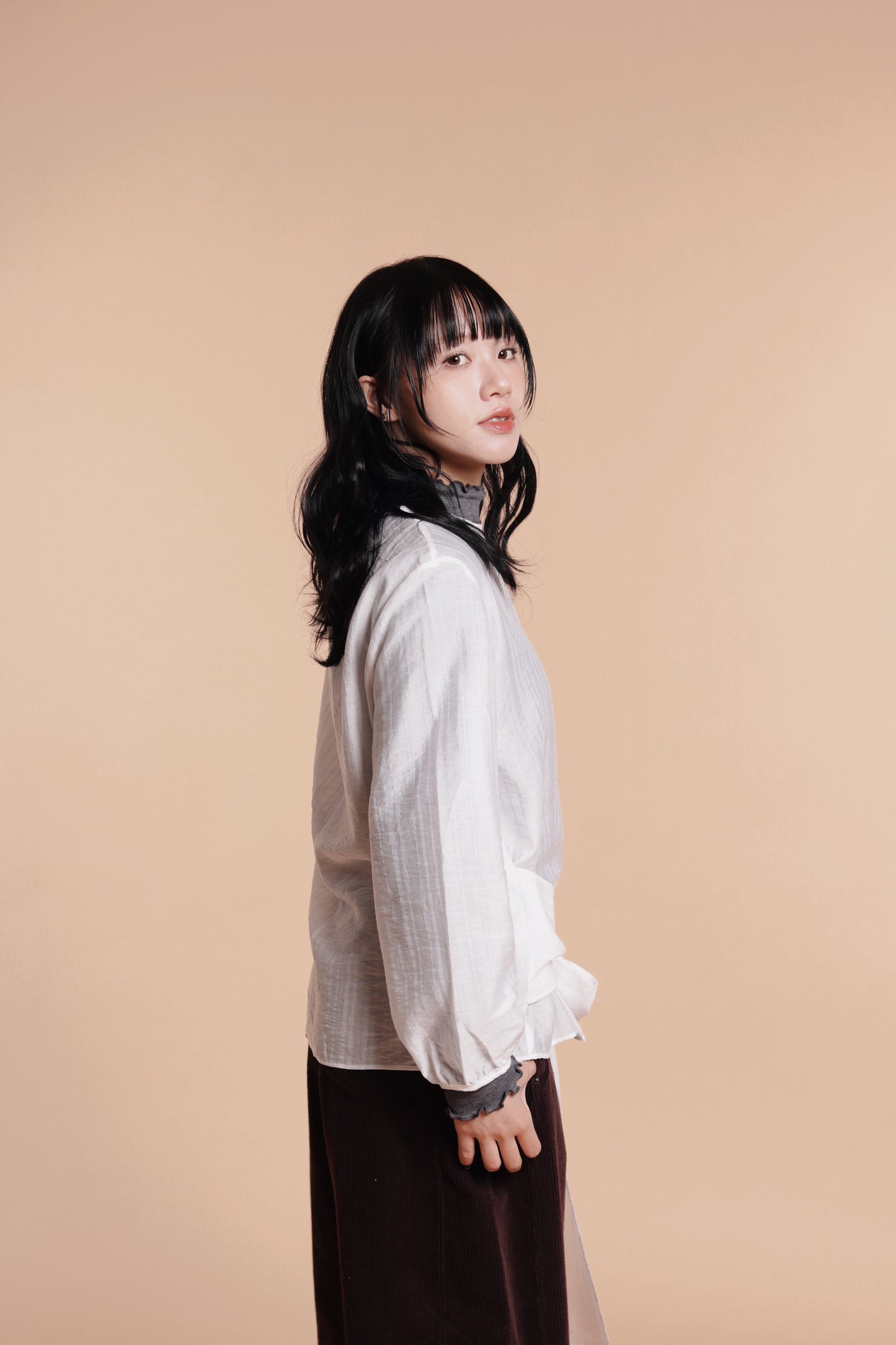 Doll Belt Blouse (White)
