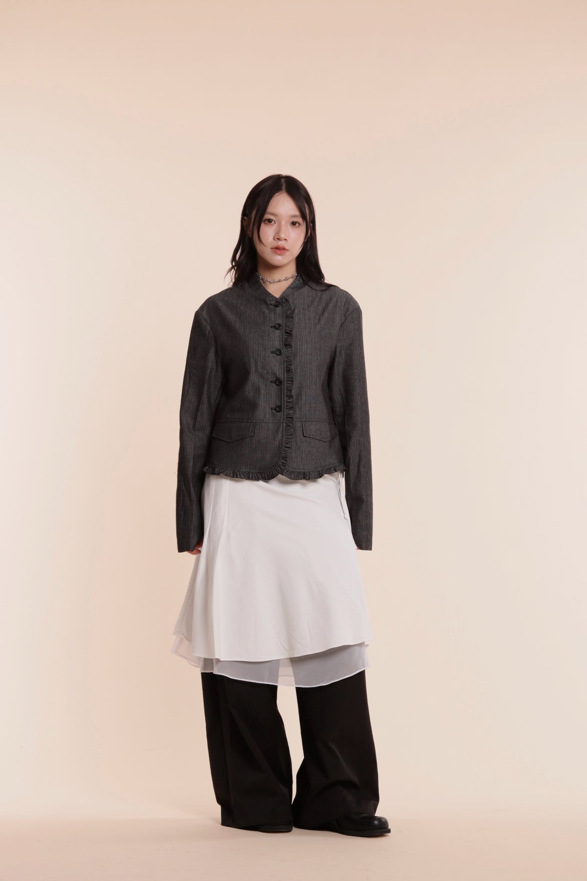 Edgy Skirt (White)
