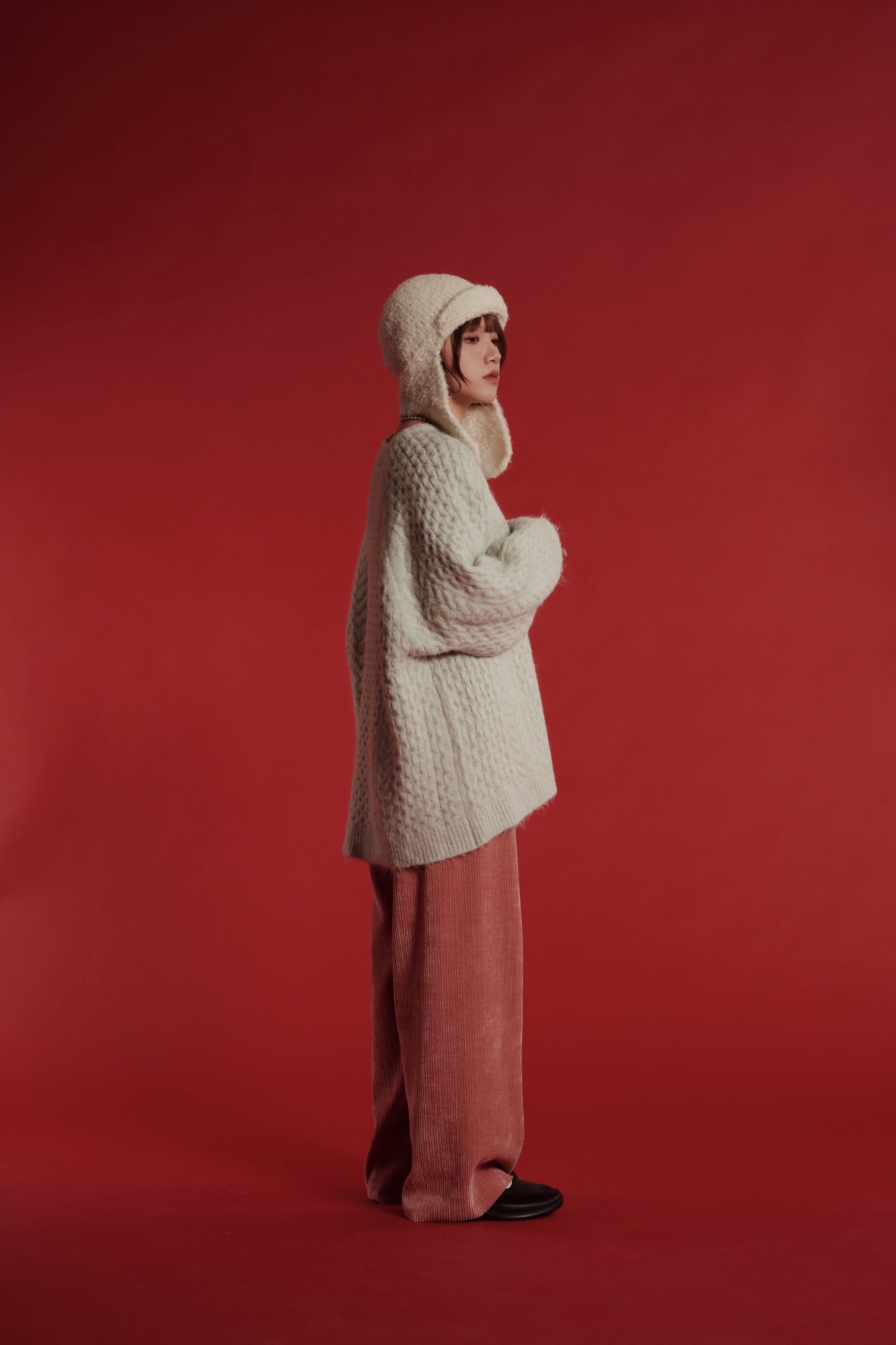 Flaps Beanie (Black/Brown/Grey/White)