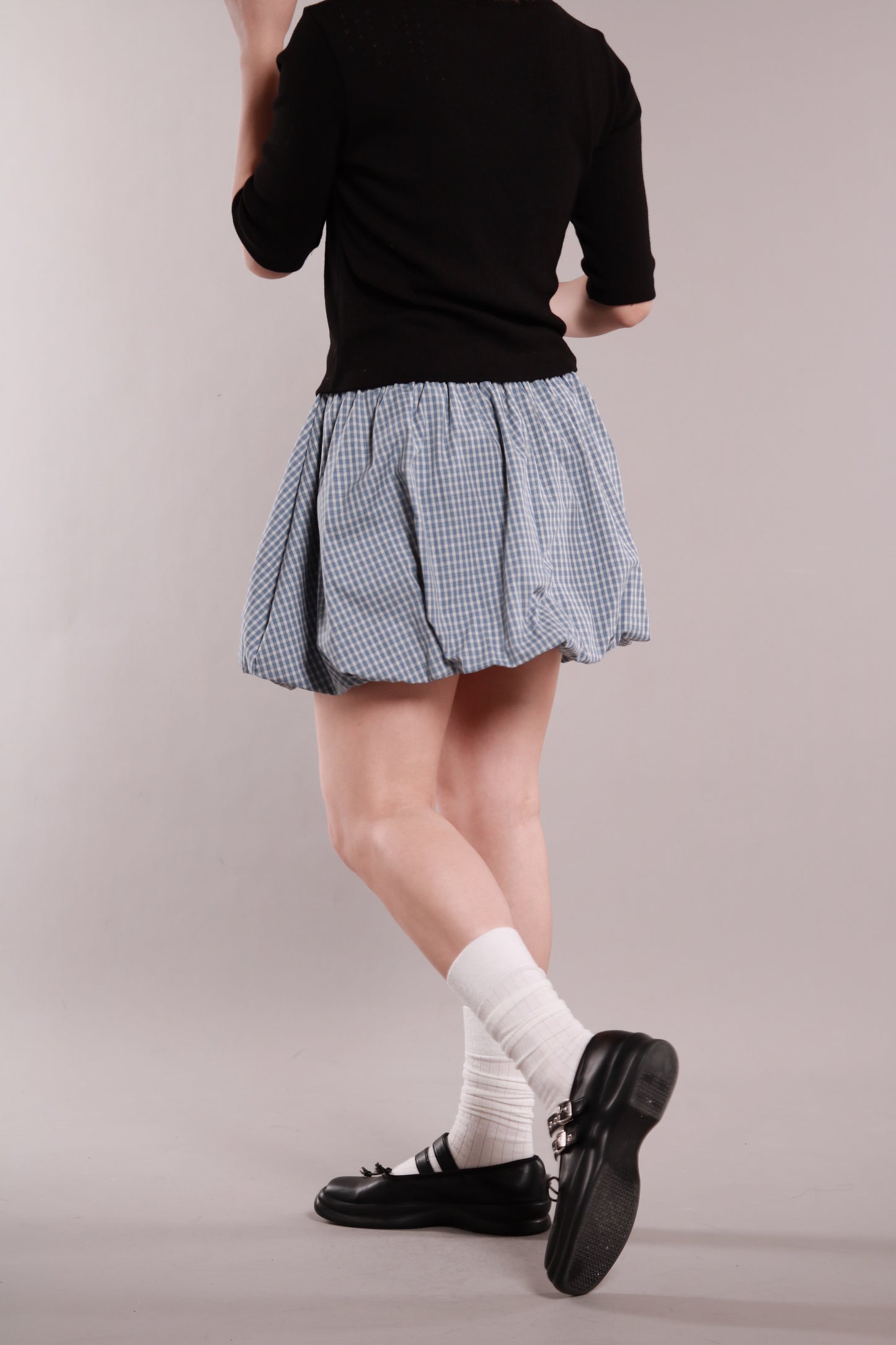 Ballon Mini Skirt (Blue)