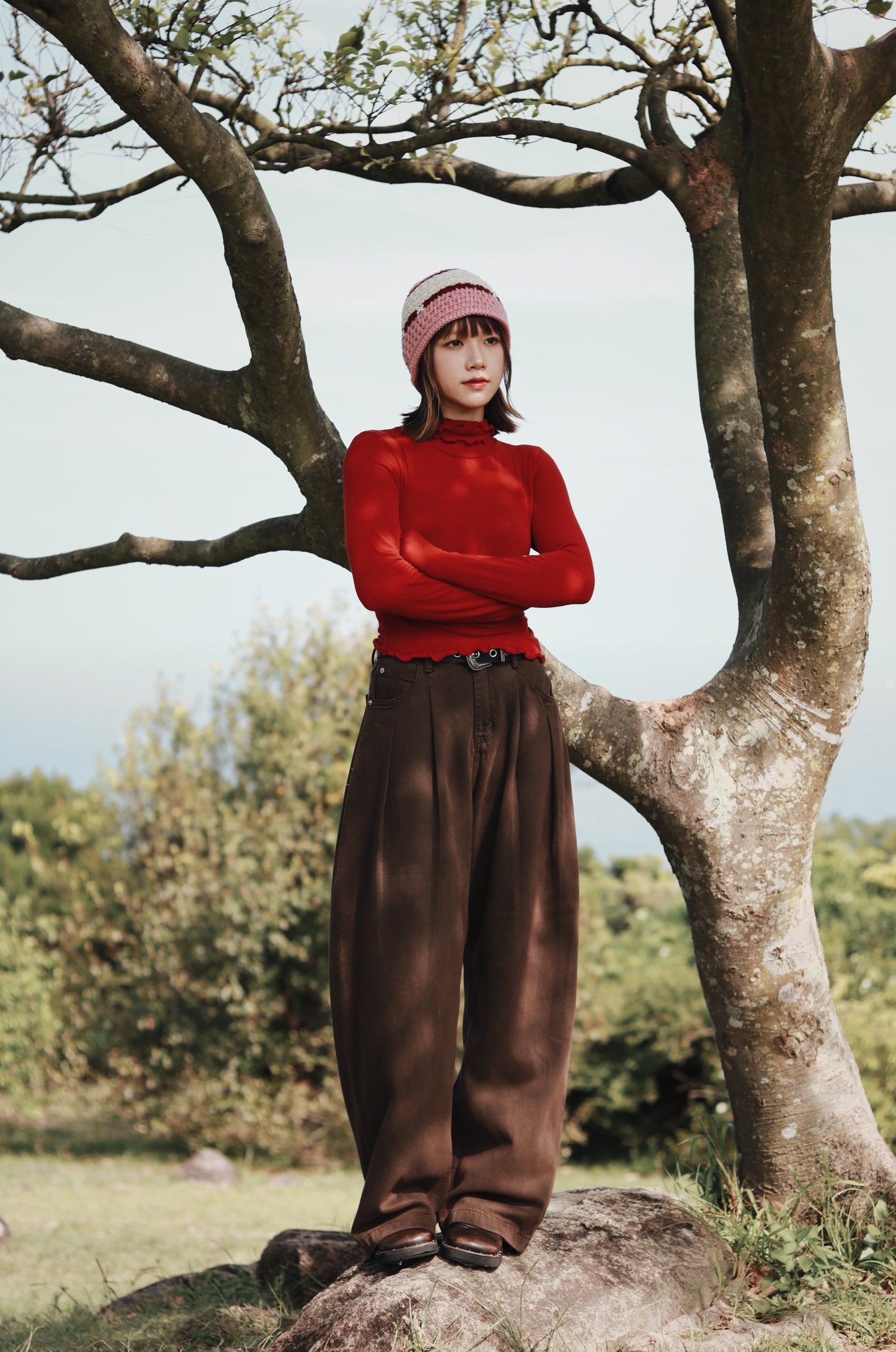 Double Fafa Top (Red)