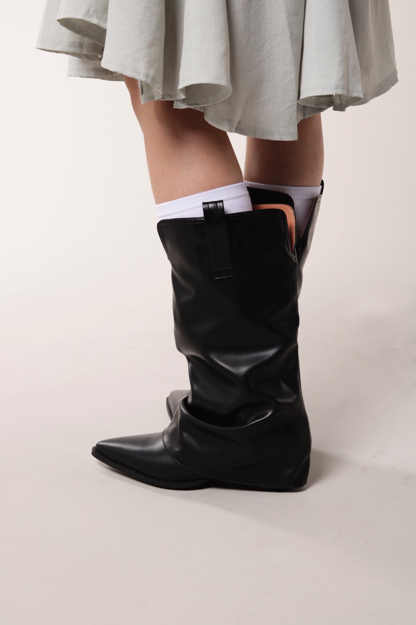 Edgy Pointed Toe Boots