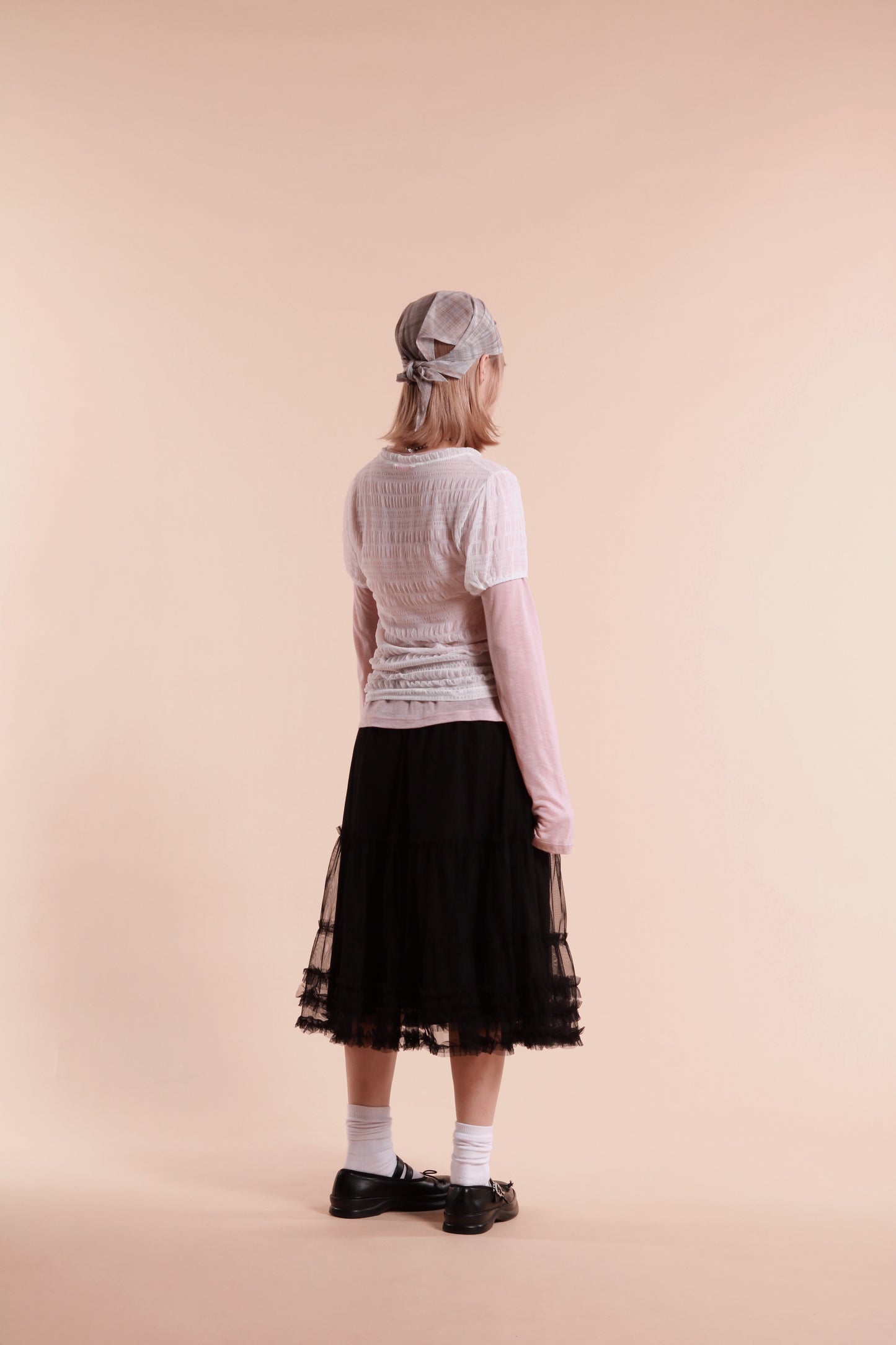 Doll Lace Ruffle Skirt (Black)