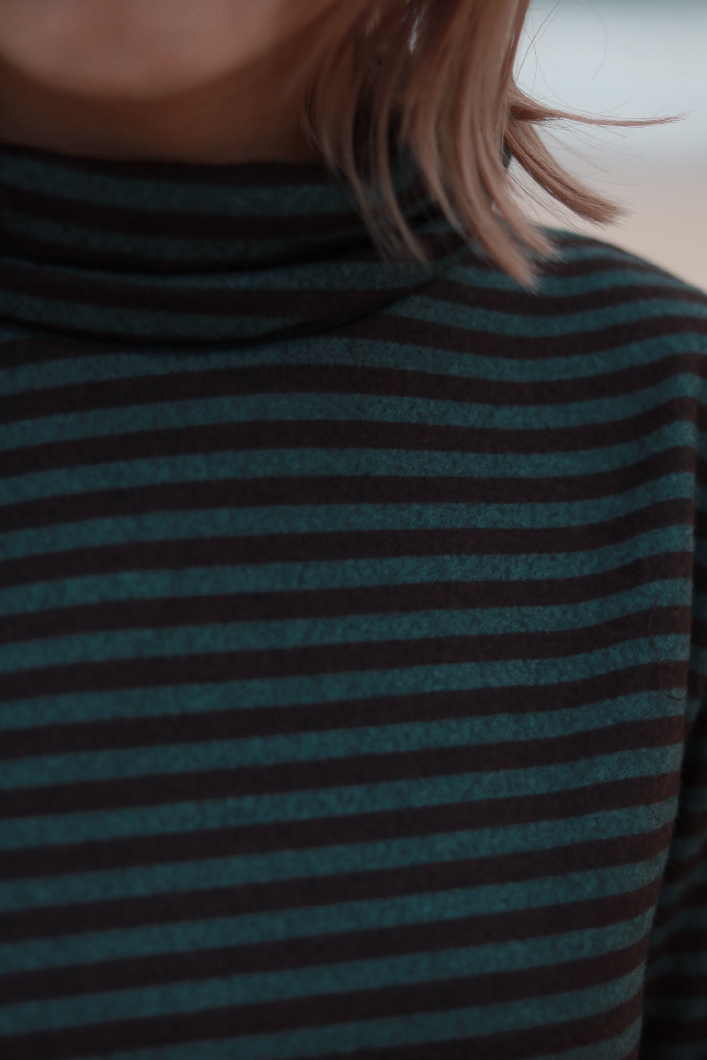 Striped Ruffle Top (Mint)