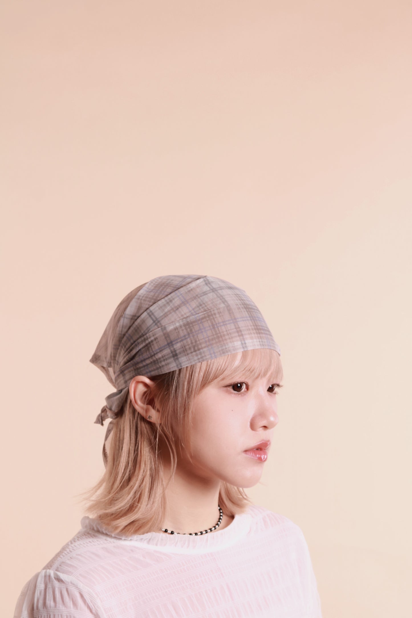 See Through Scarf (Beige)