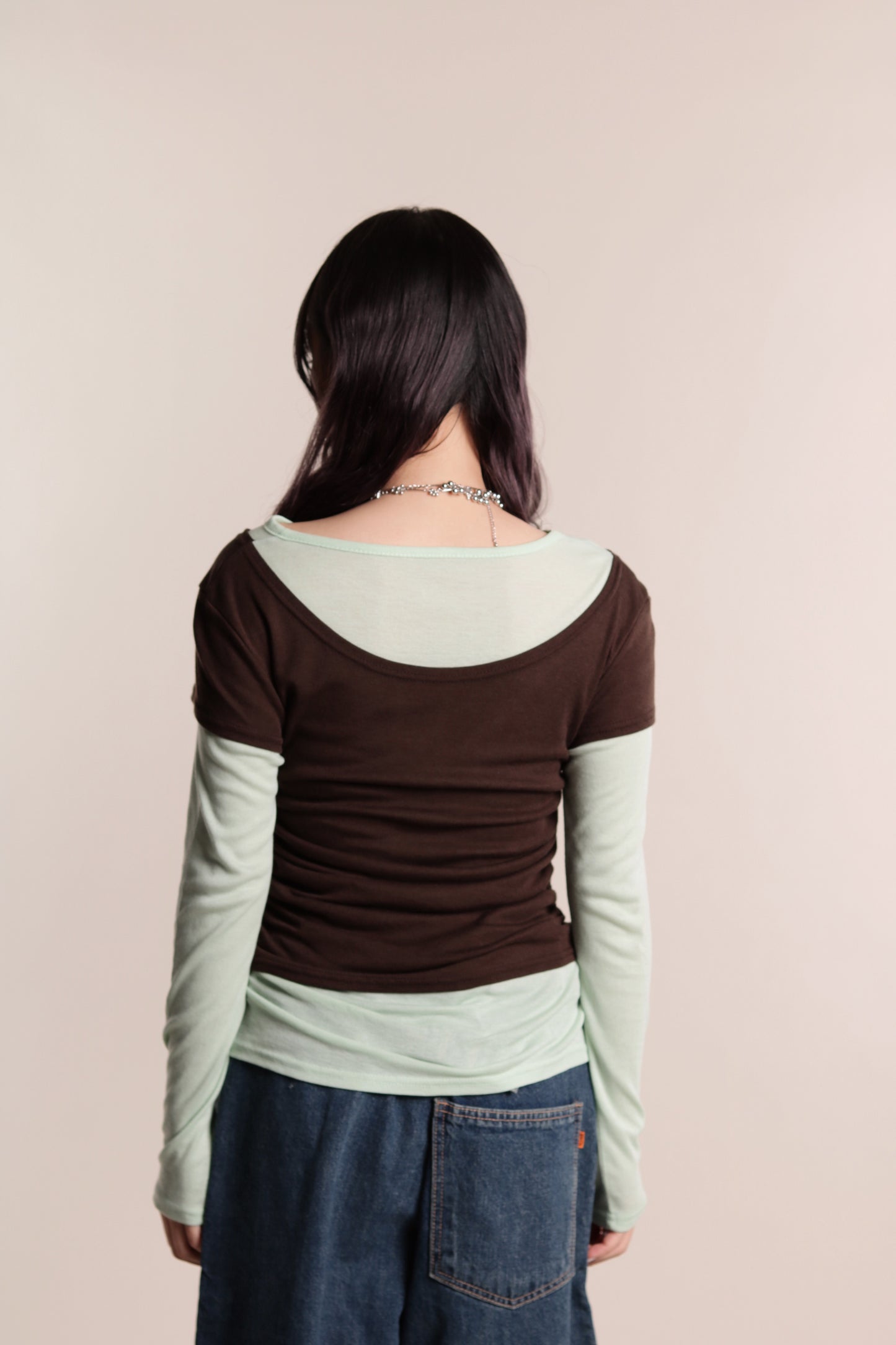 Mila Layered Top (Green)