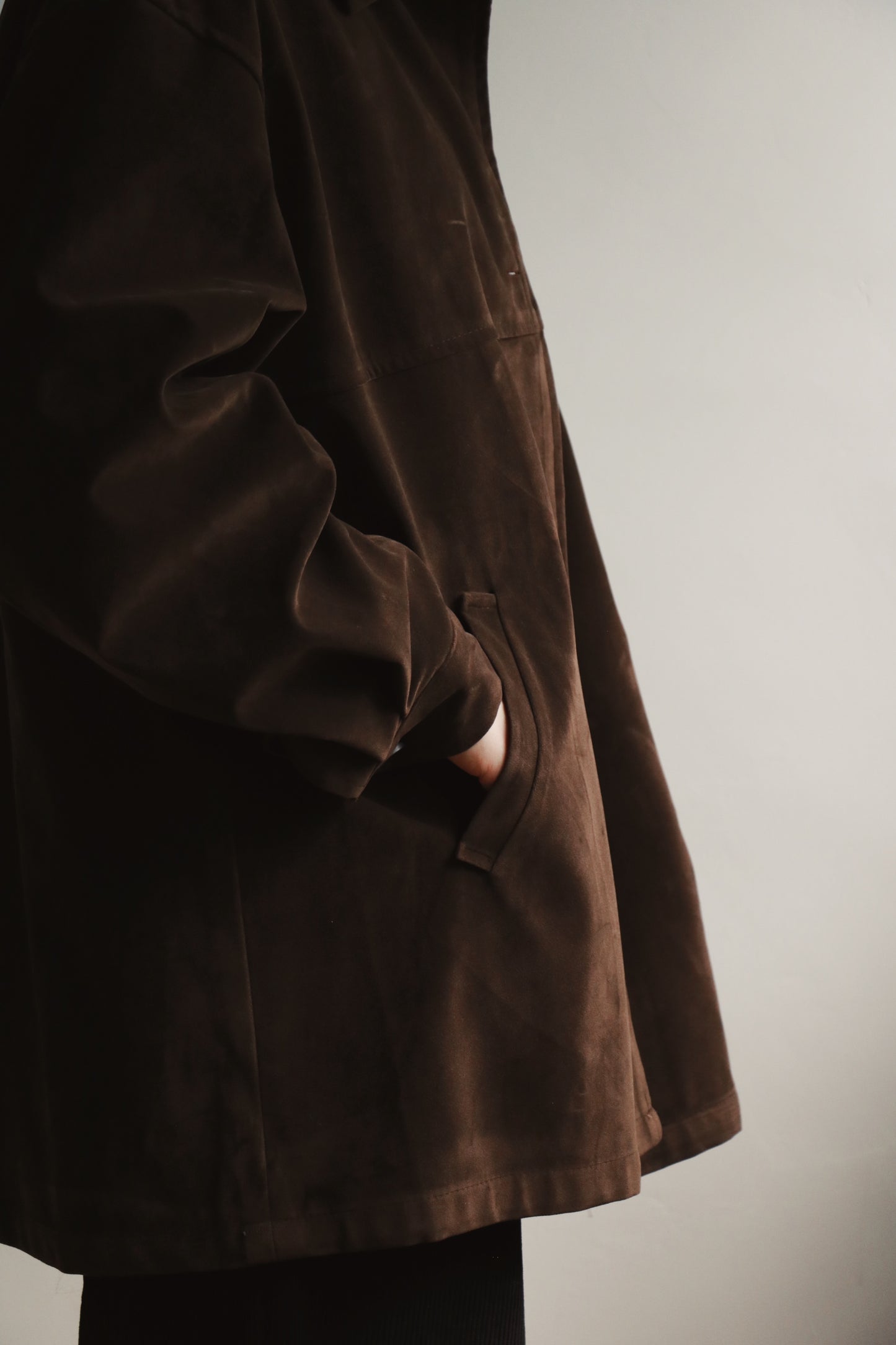 Suede Jacket (Brown)