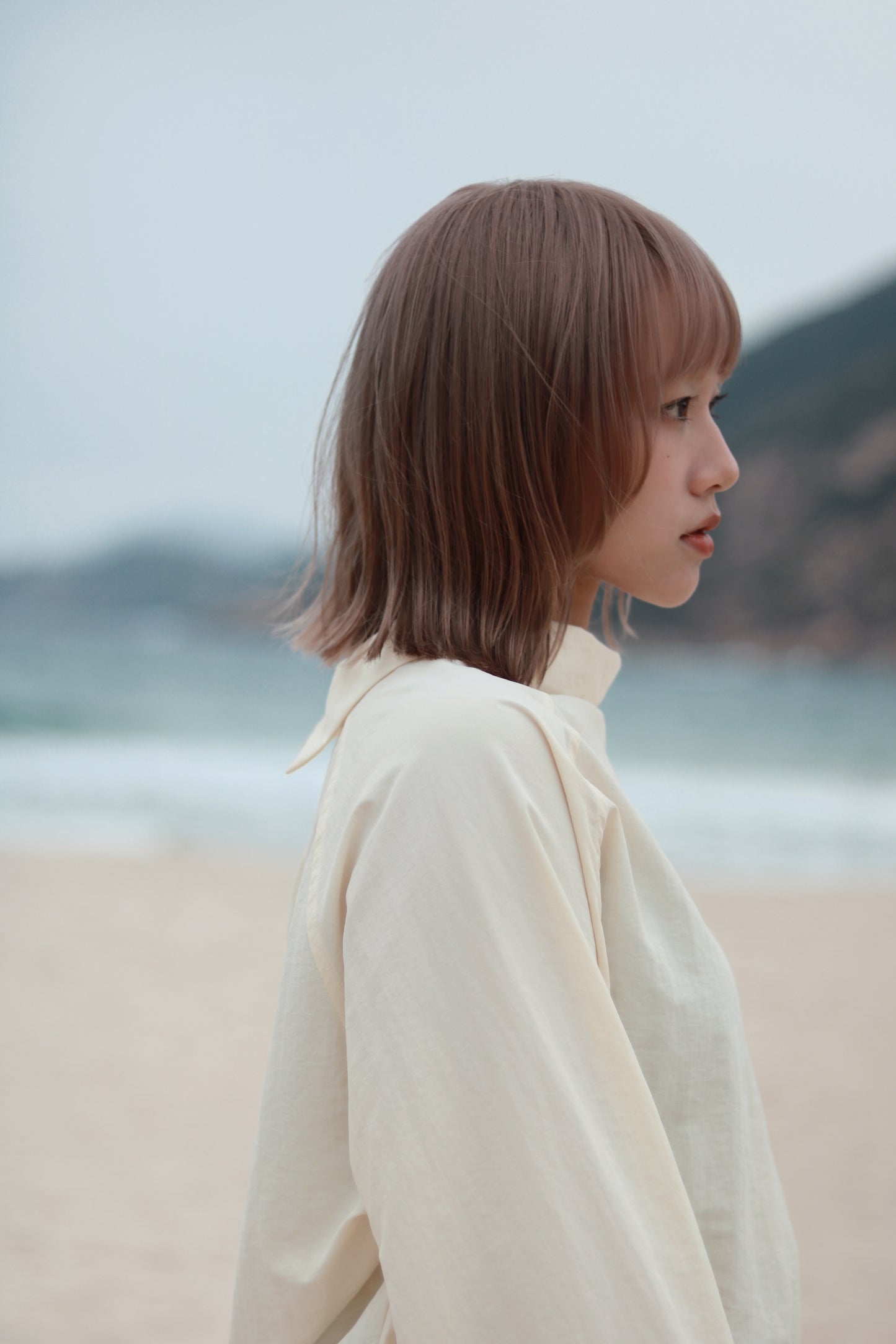 Funnel Neck Top (Butter)