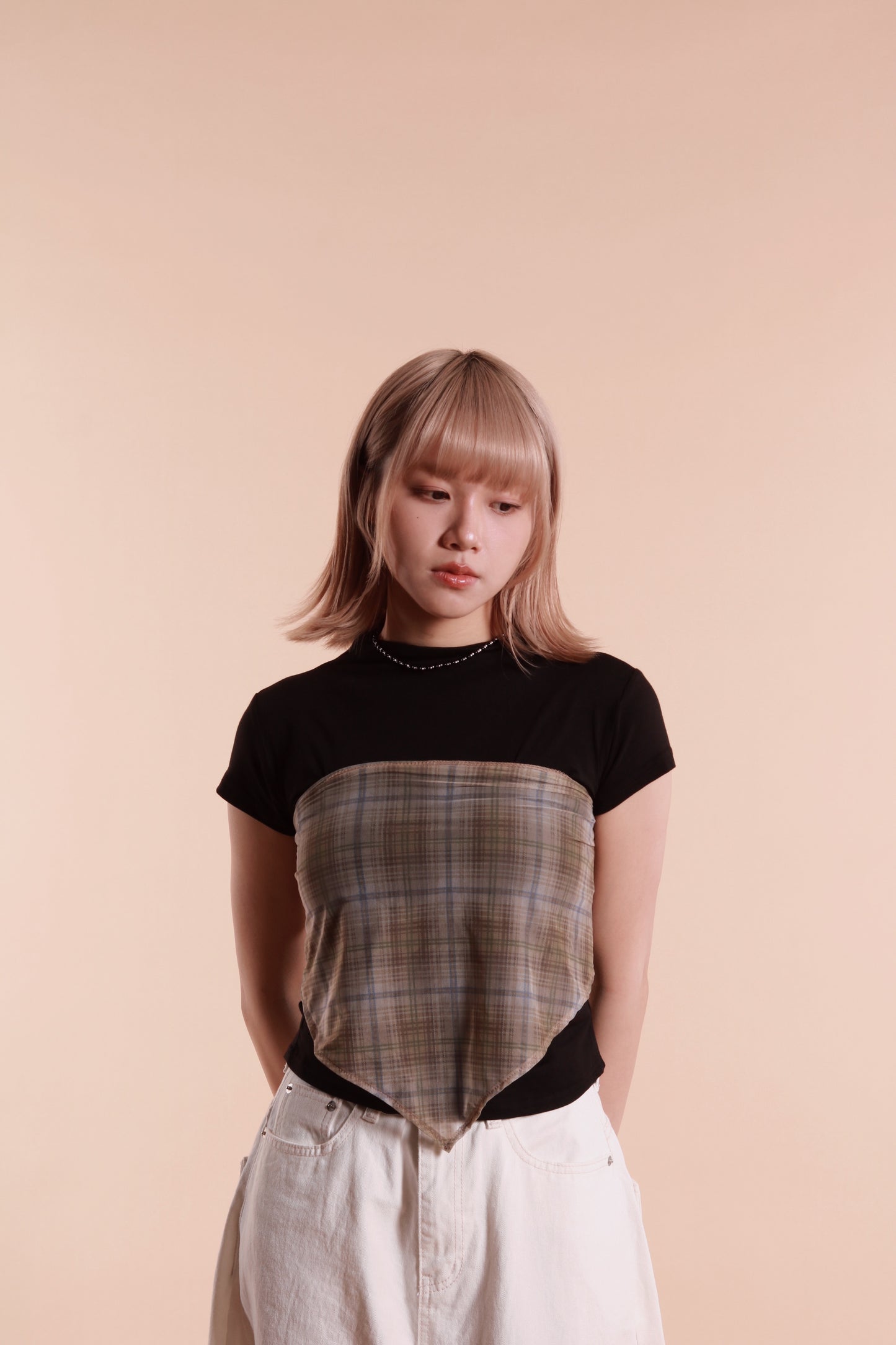 Gathered Tee (Black)