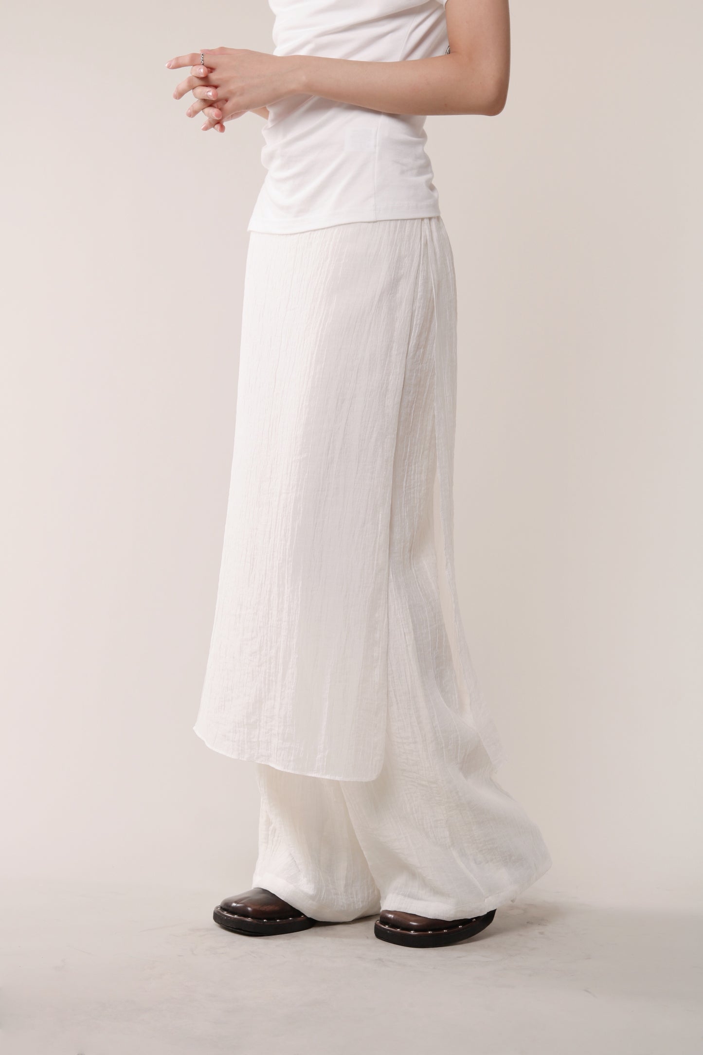 Layered Pants (Ivory)