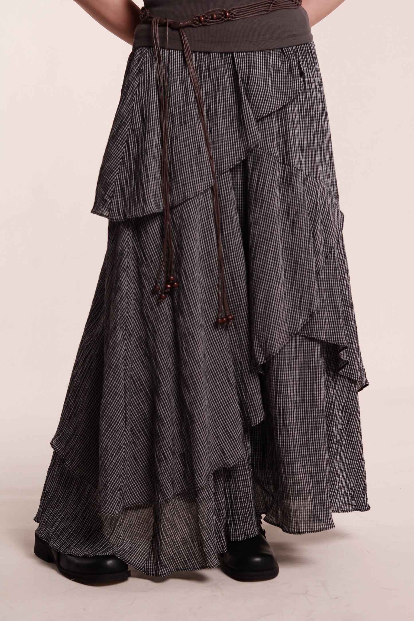 Layered Skirt (Black)