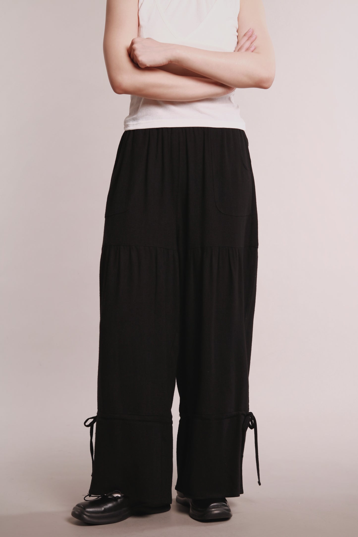 Linen Ease Pants (Black)