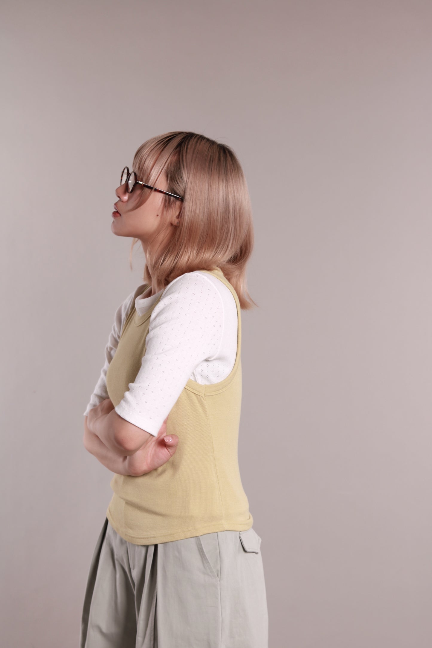 Slim Tank Top (Olive)