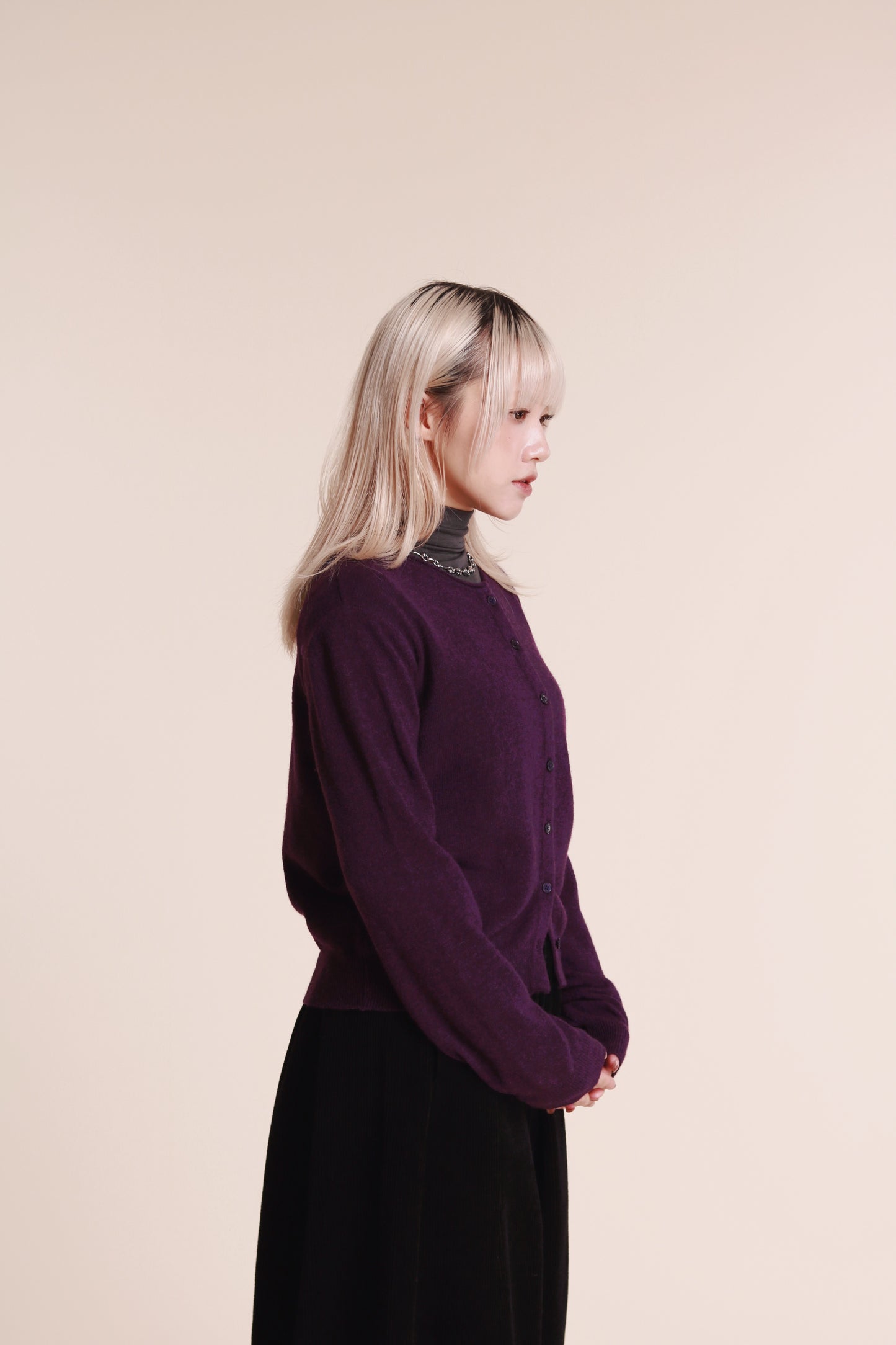 90s Cardigan (Purple)