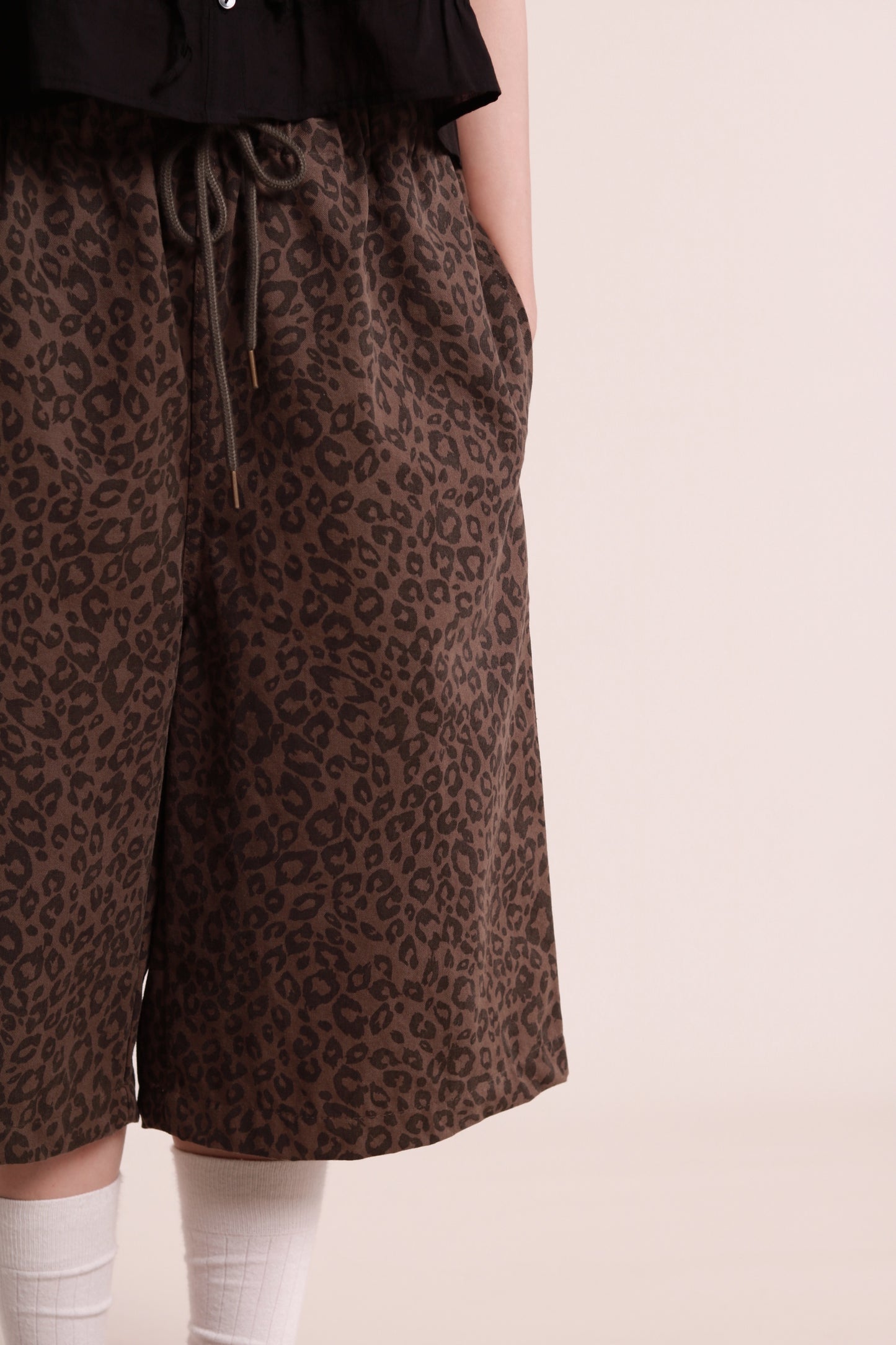 Leopard Shorts (Brown)