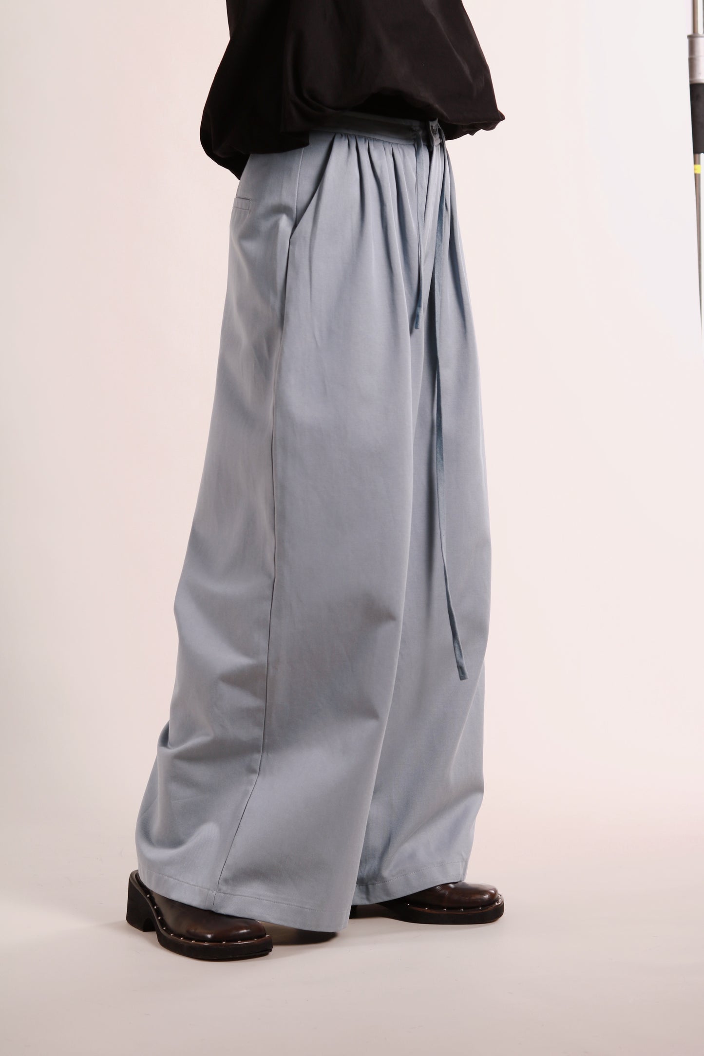 Renne Wide Leg Pants (Blue)