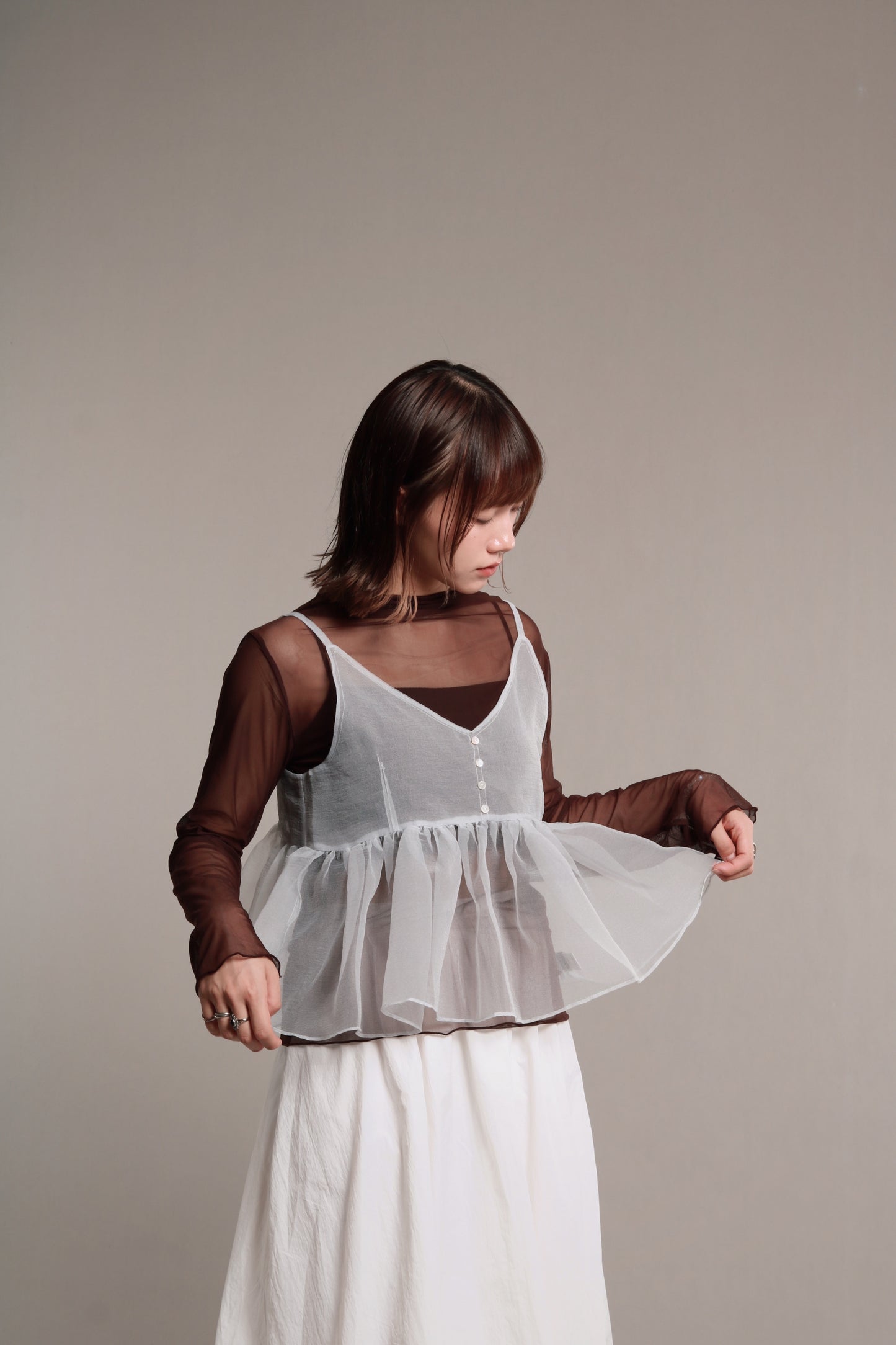 Sopia Sleeveless Top (Sky)