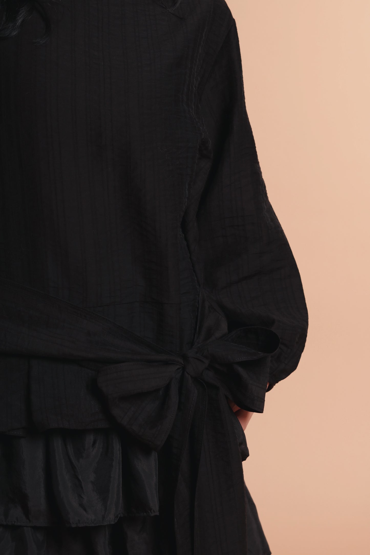 Doll Belt Blouse (Black)