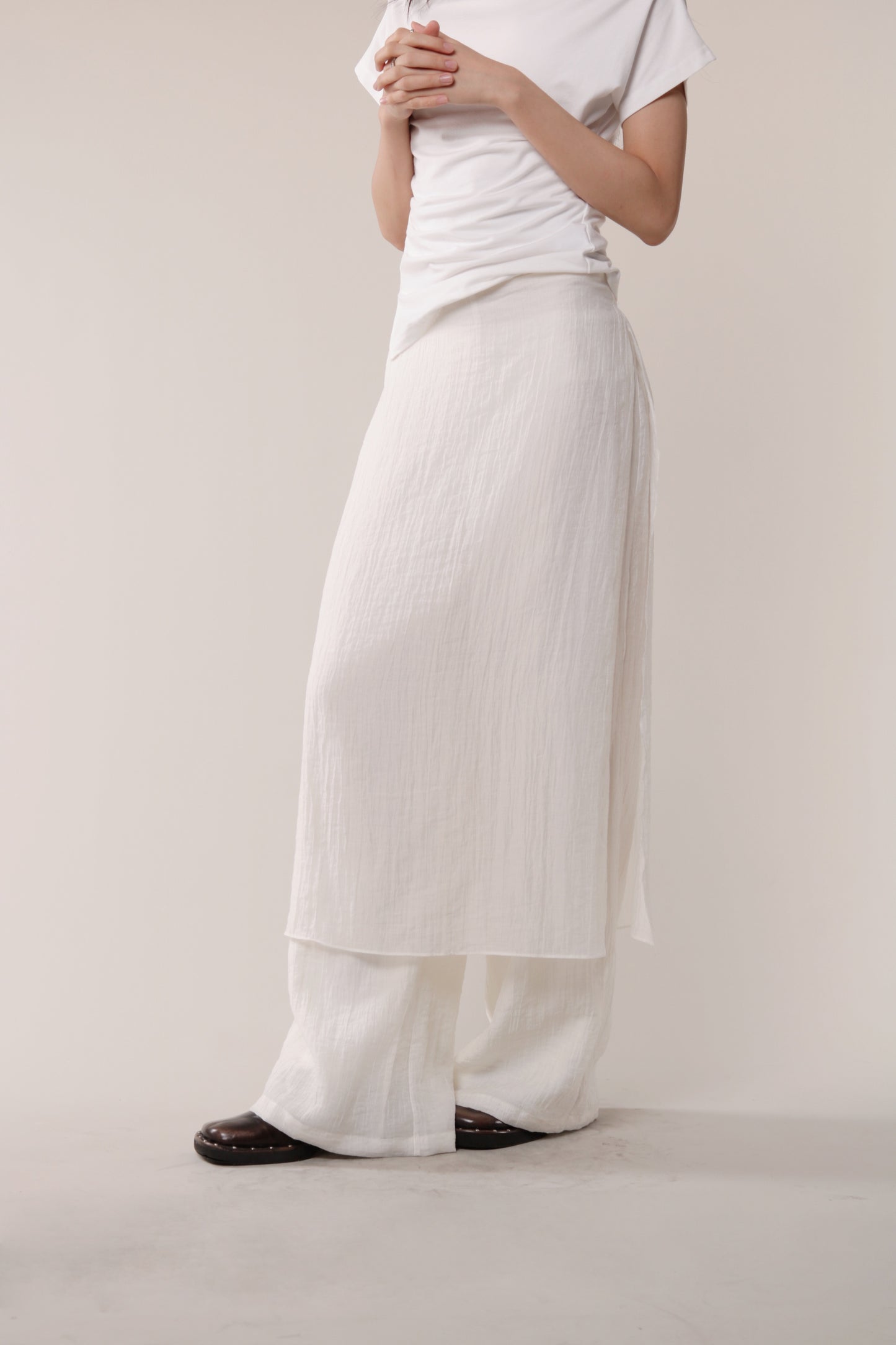 Layered Pants (Ivory)