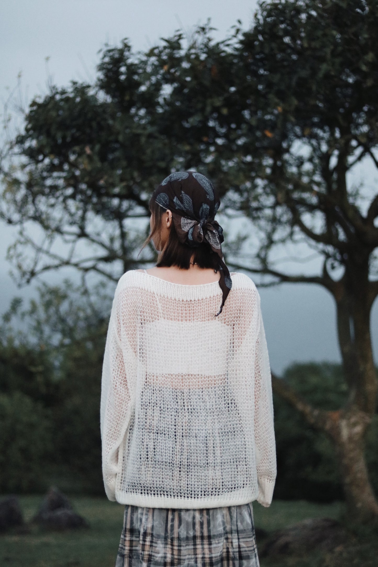 Autumn Knit Top (White)