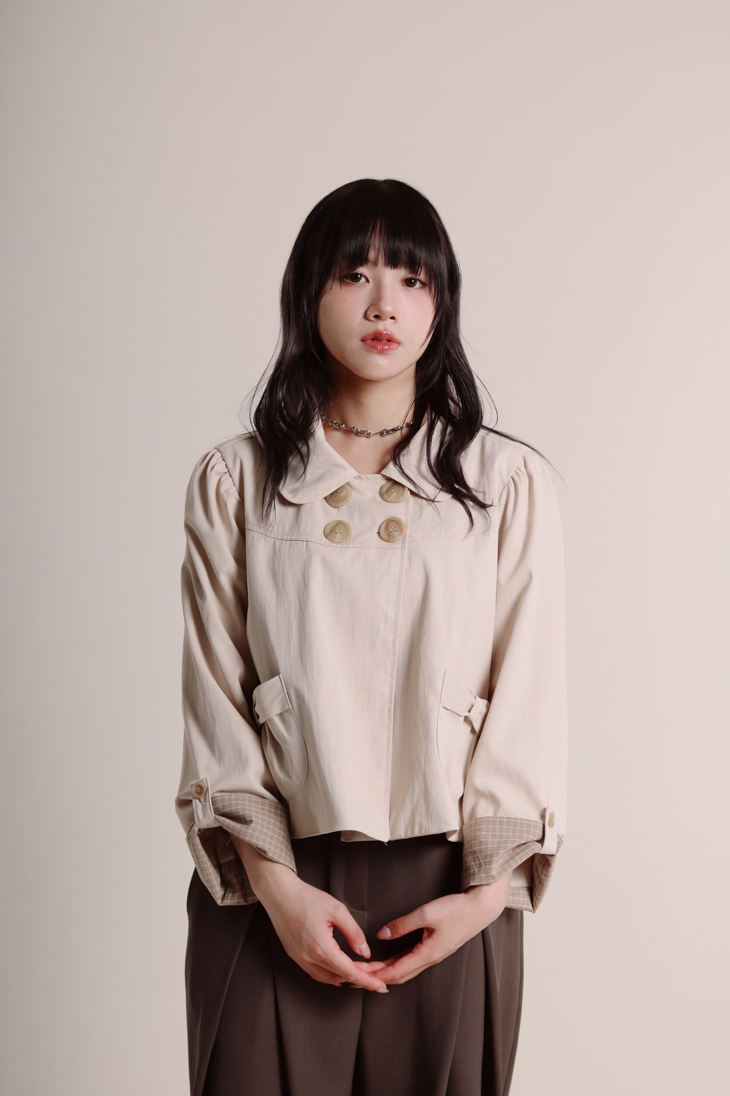 Doll Ribbon Jacket (Beige)