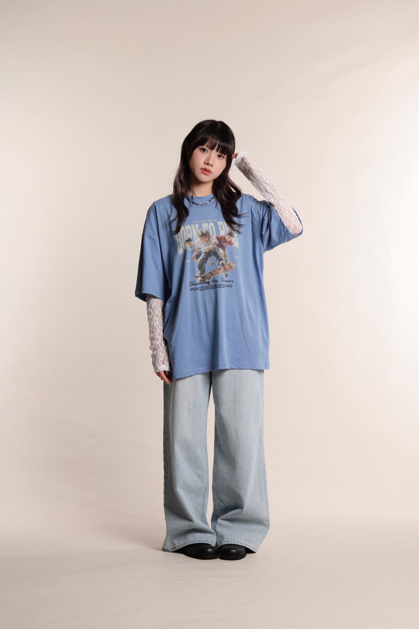 Born To Ride Tee (Blue)