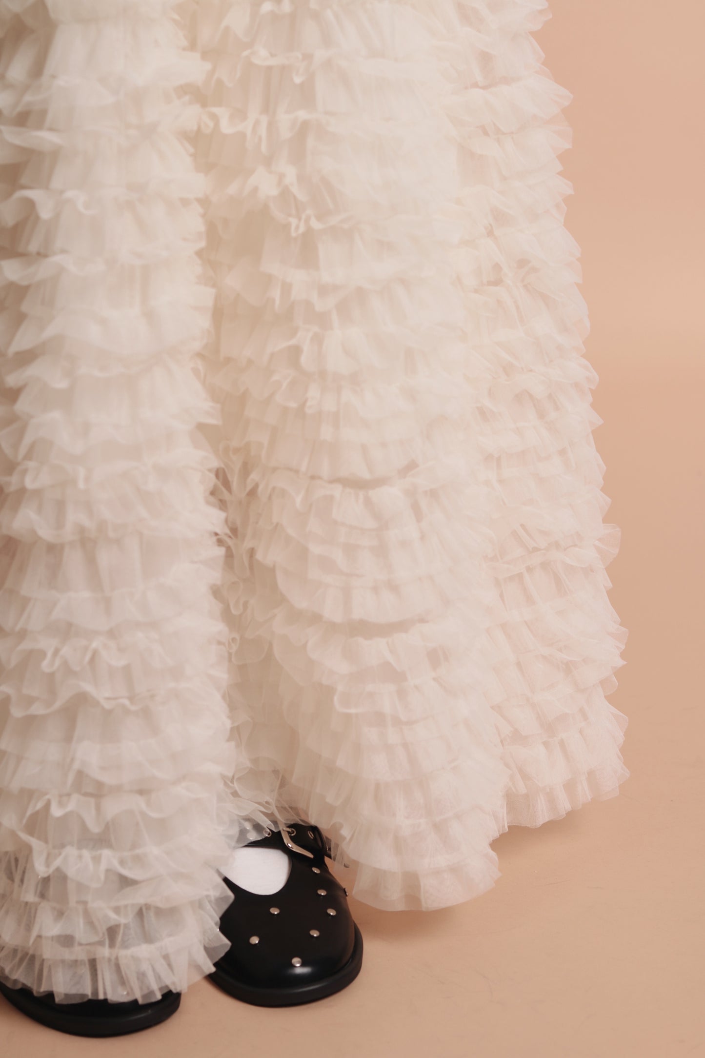Doll Ruffle Lace Skirt (Ivory)
