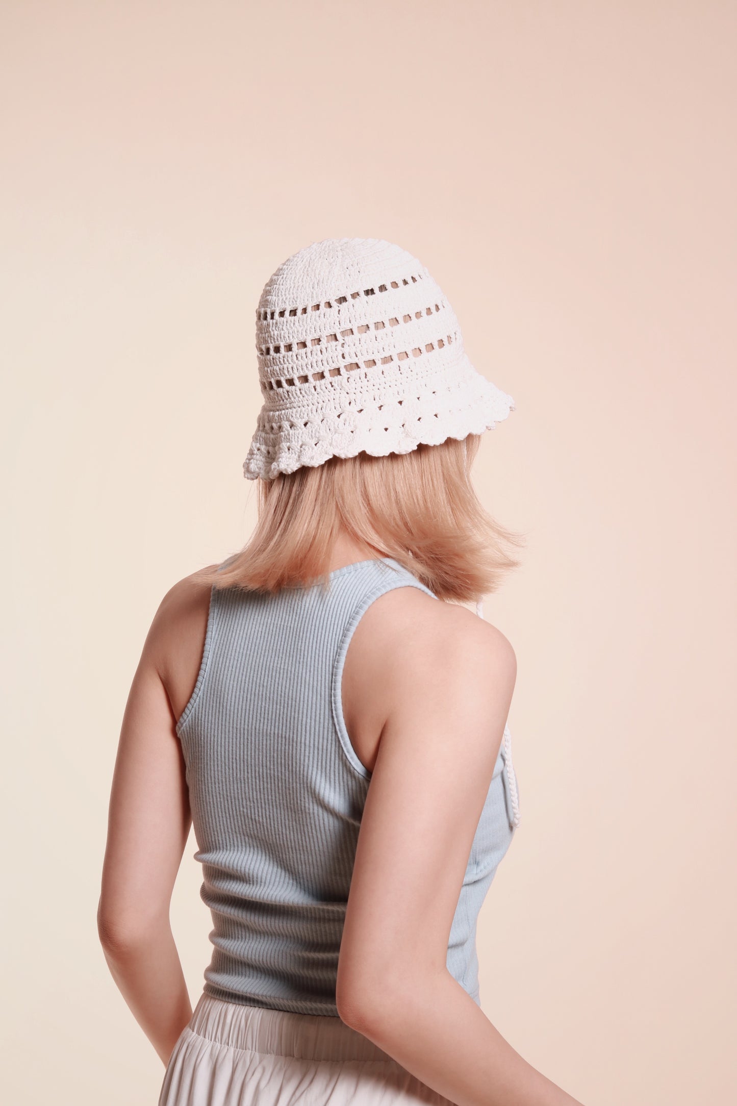 Padded Rib Tank (Baby Blue)