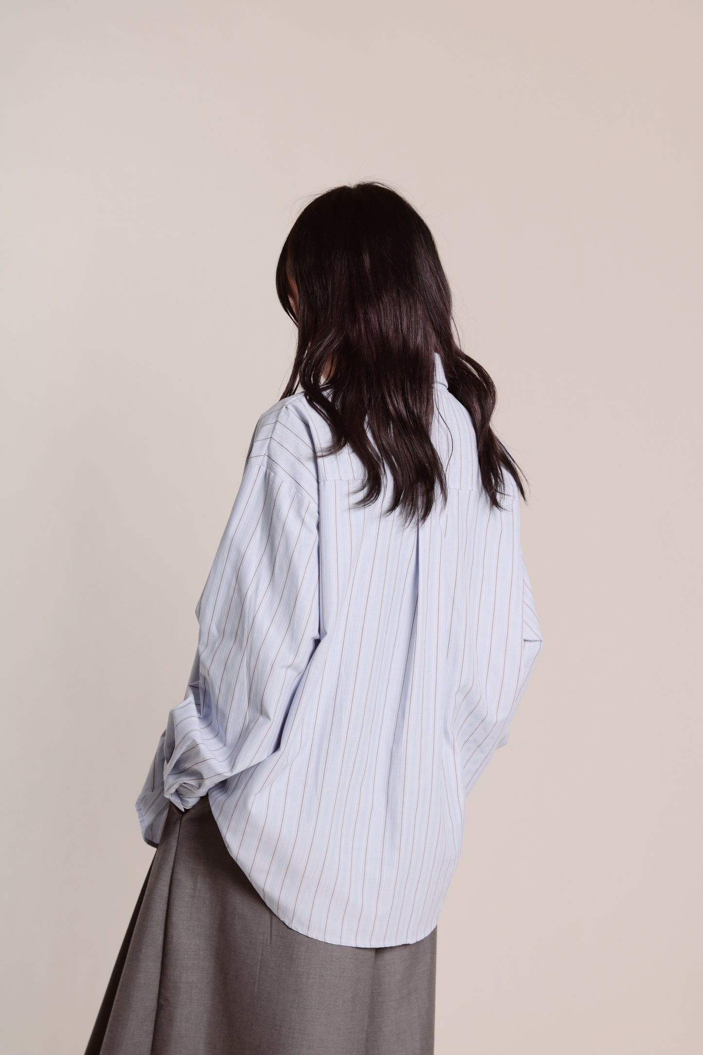 Spring Striped Shirt (Blue)