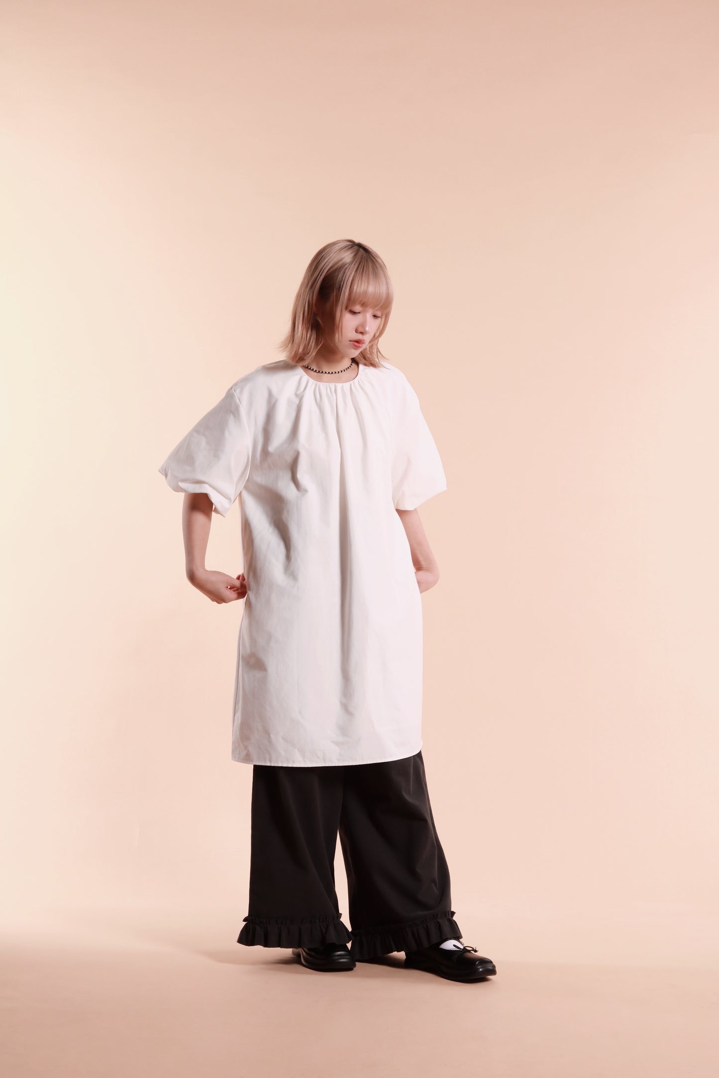 Doll Puff Sleeve Ops (White)