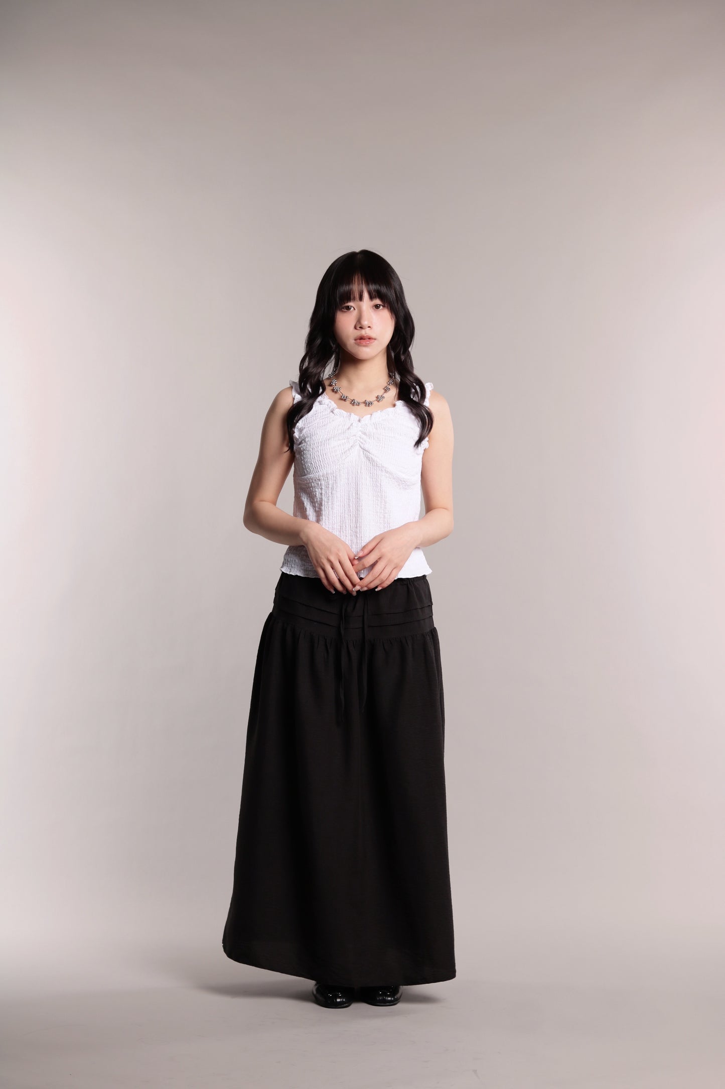 Gathered Top (White)