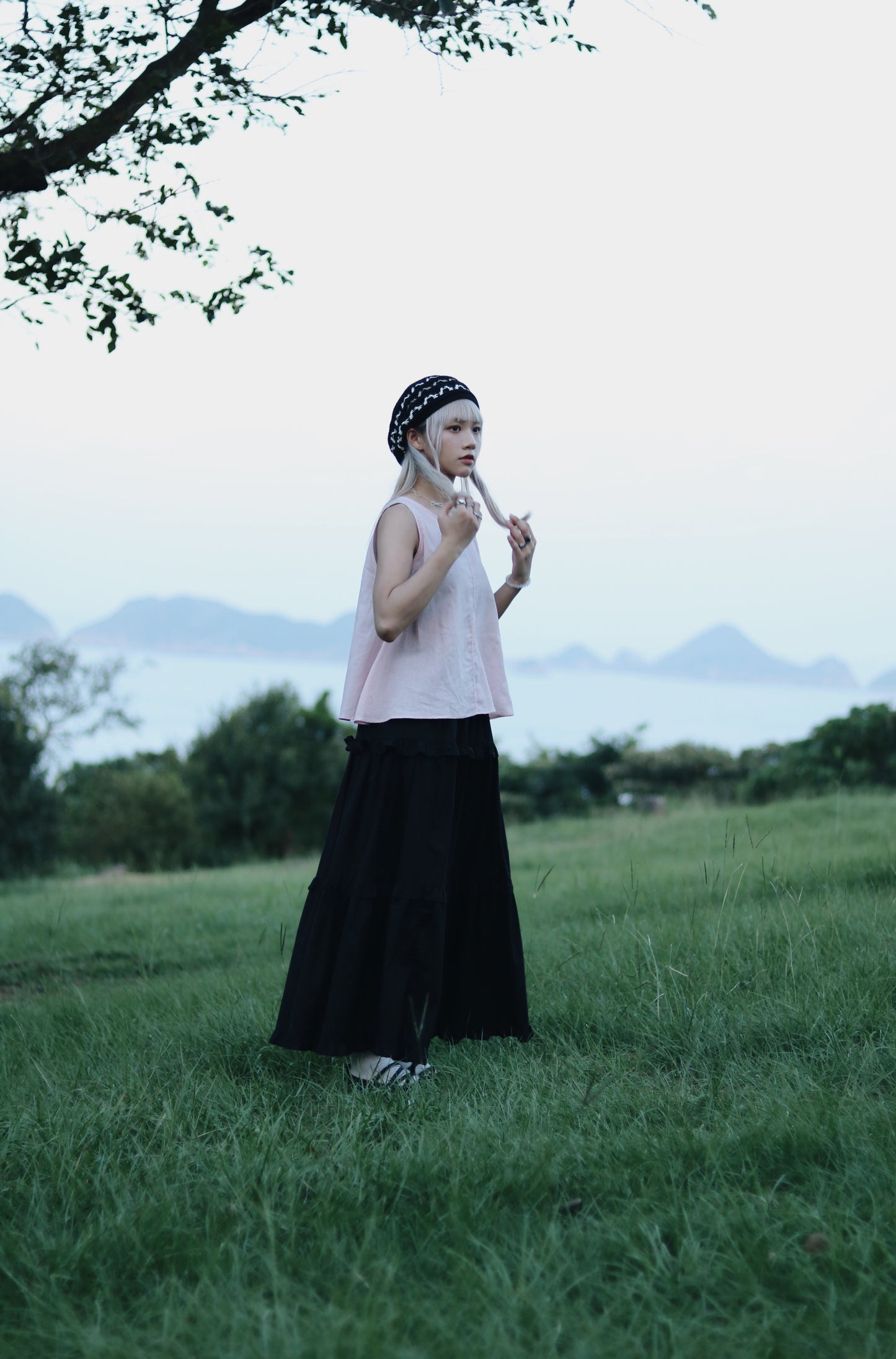 Daily Sleeveless Top (Pink)