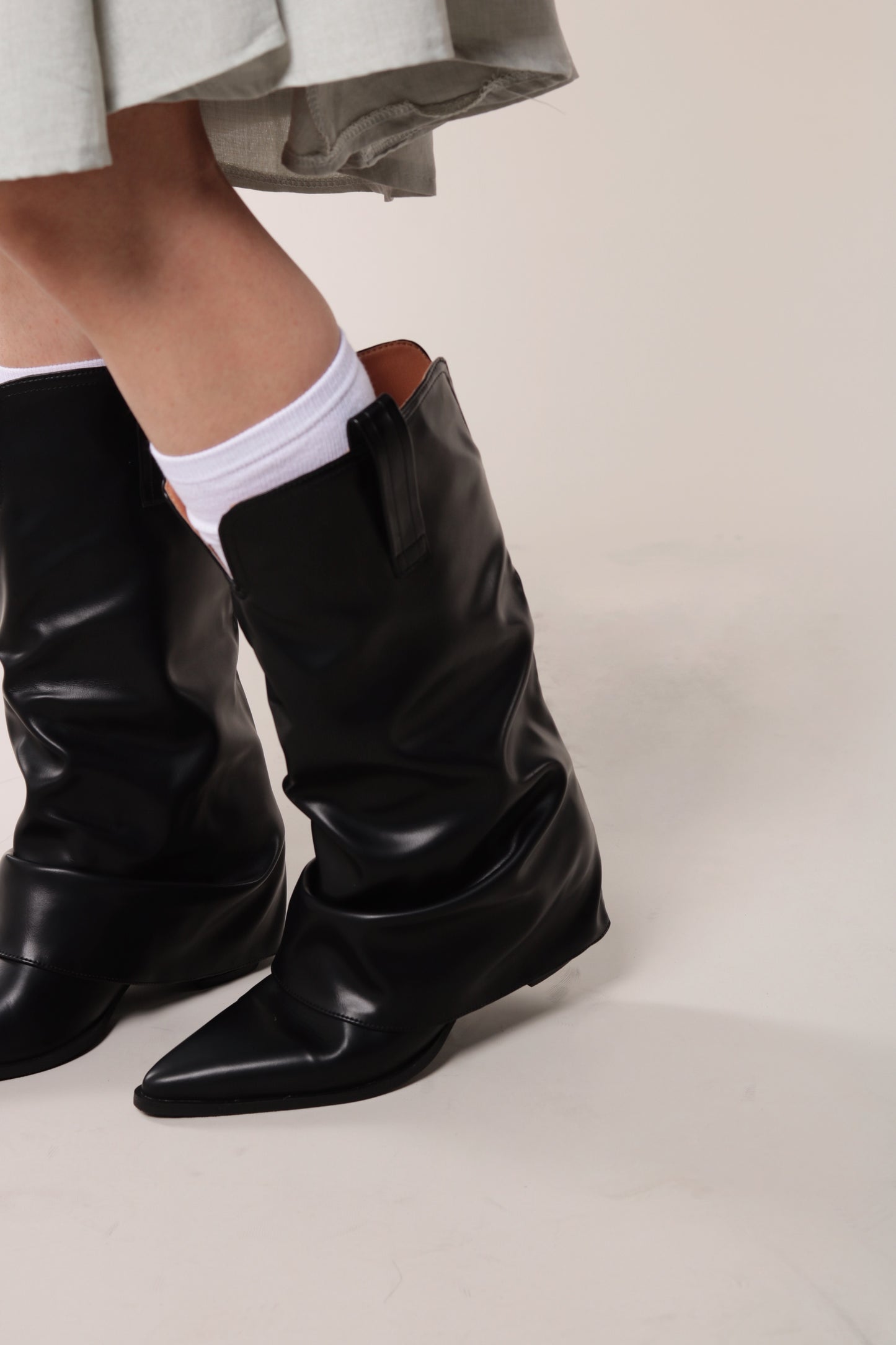 Edgy Pointed Toe Boots