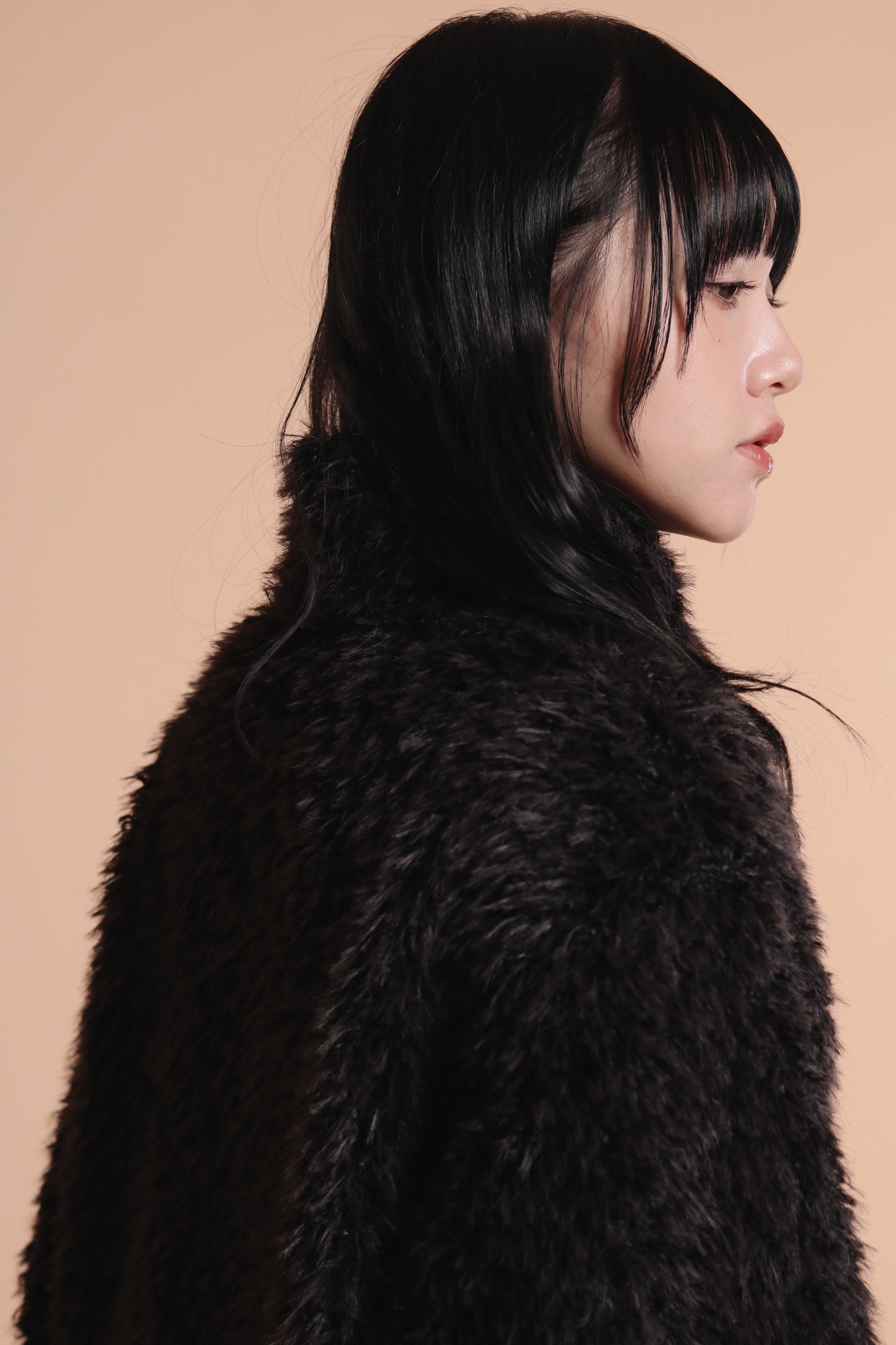 Fluffy Cardigan (Black)