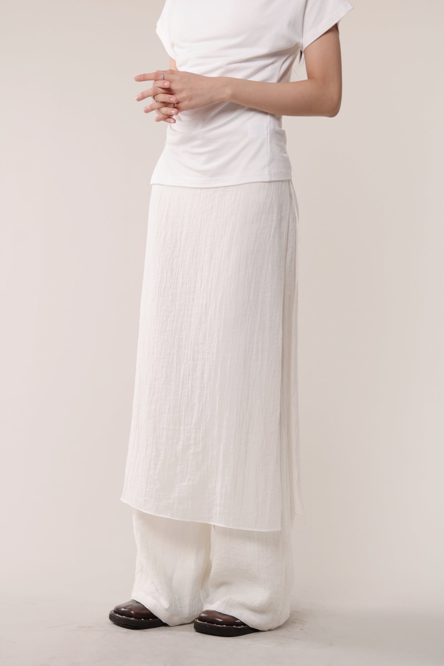 Layered Pants (Ivory)